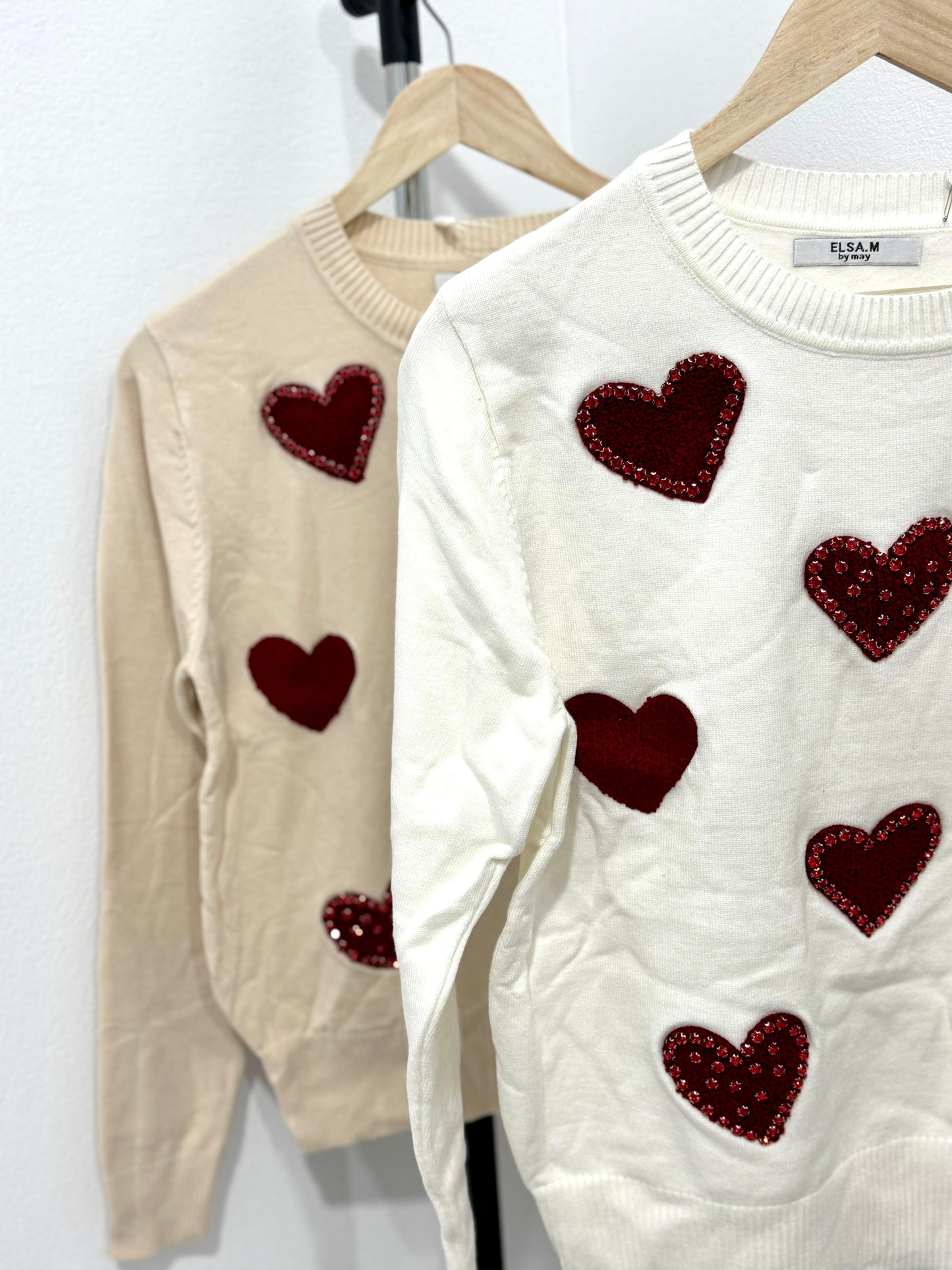 Bluza din tricot fin Hearts