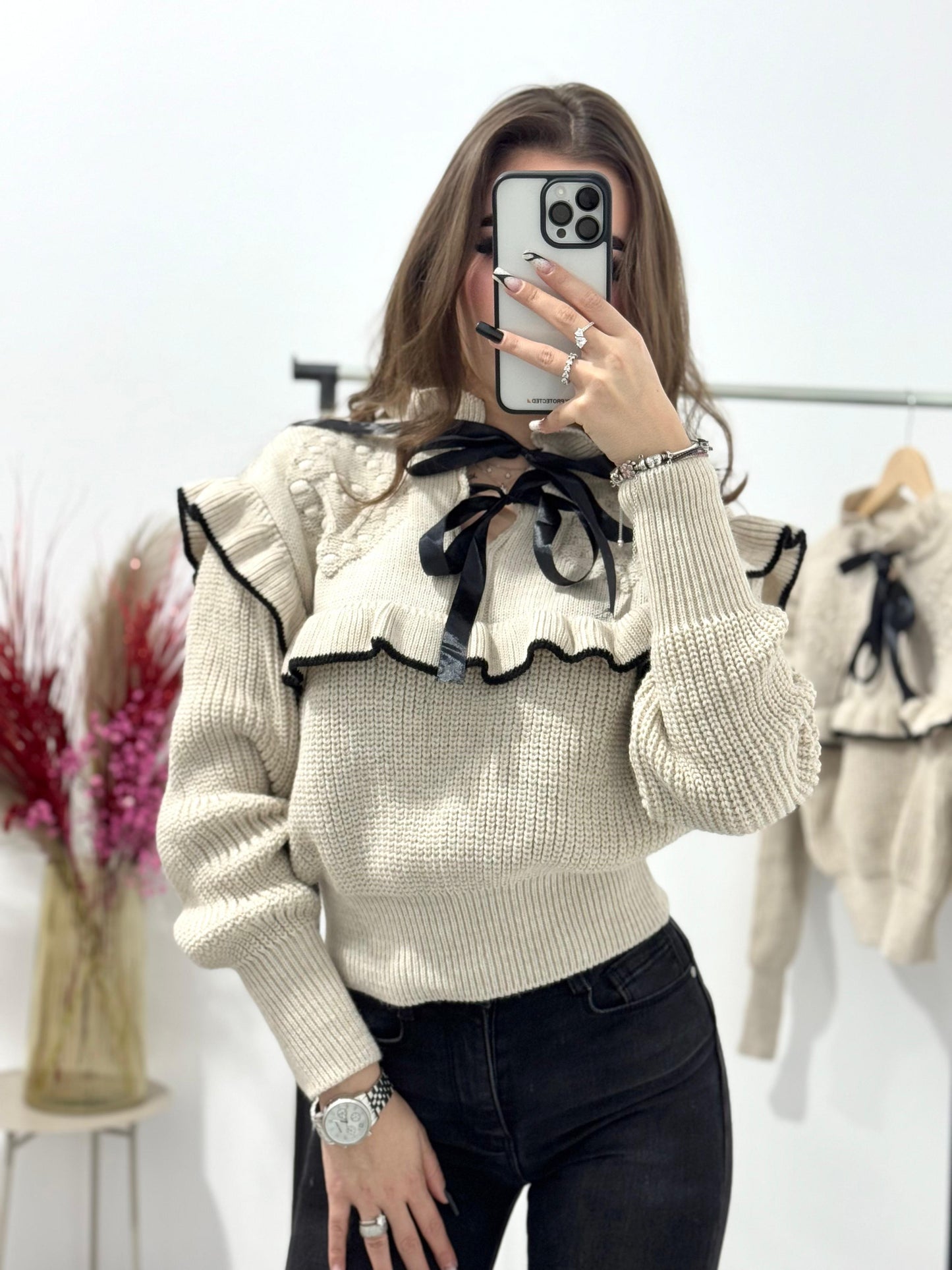 Pulover Zra beige