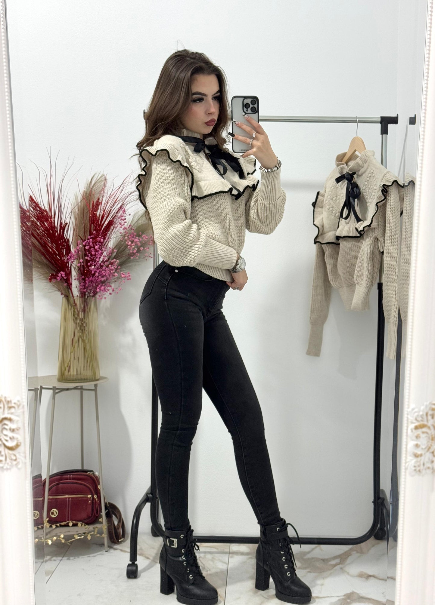 Pulover Zra beige