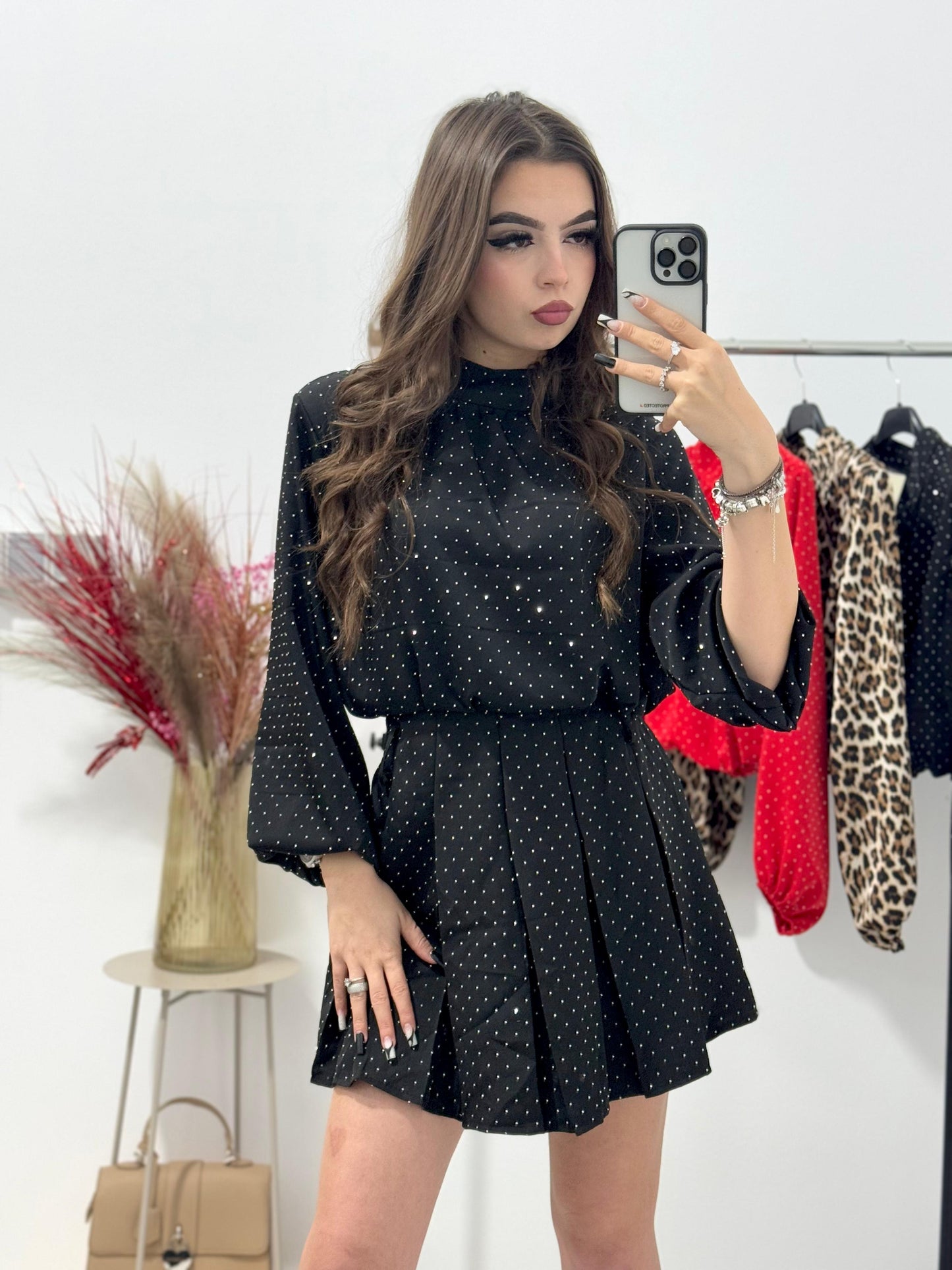 Bluza cu cristale Janice