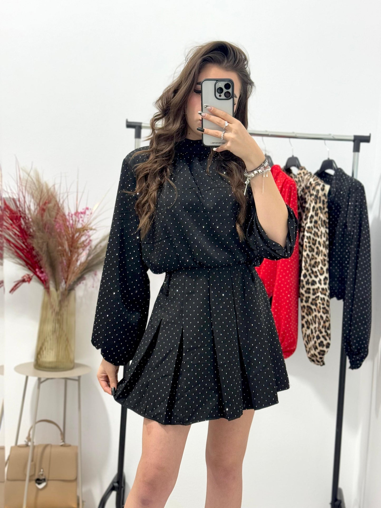 Bluza cu cristale Janice