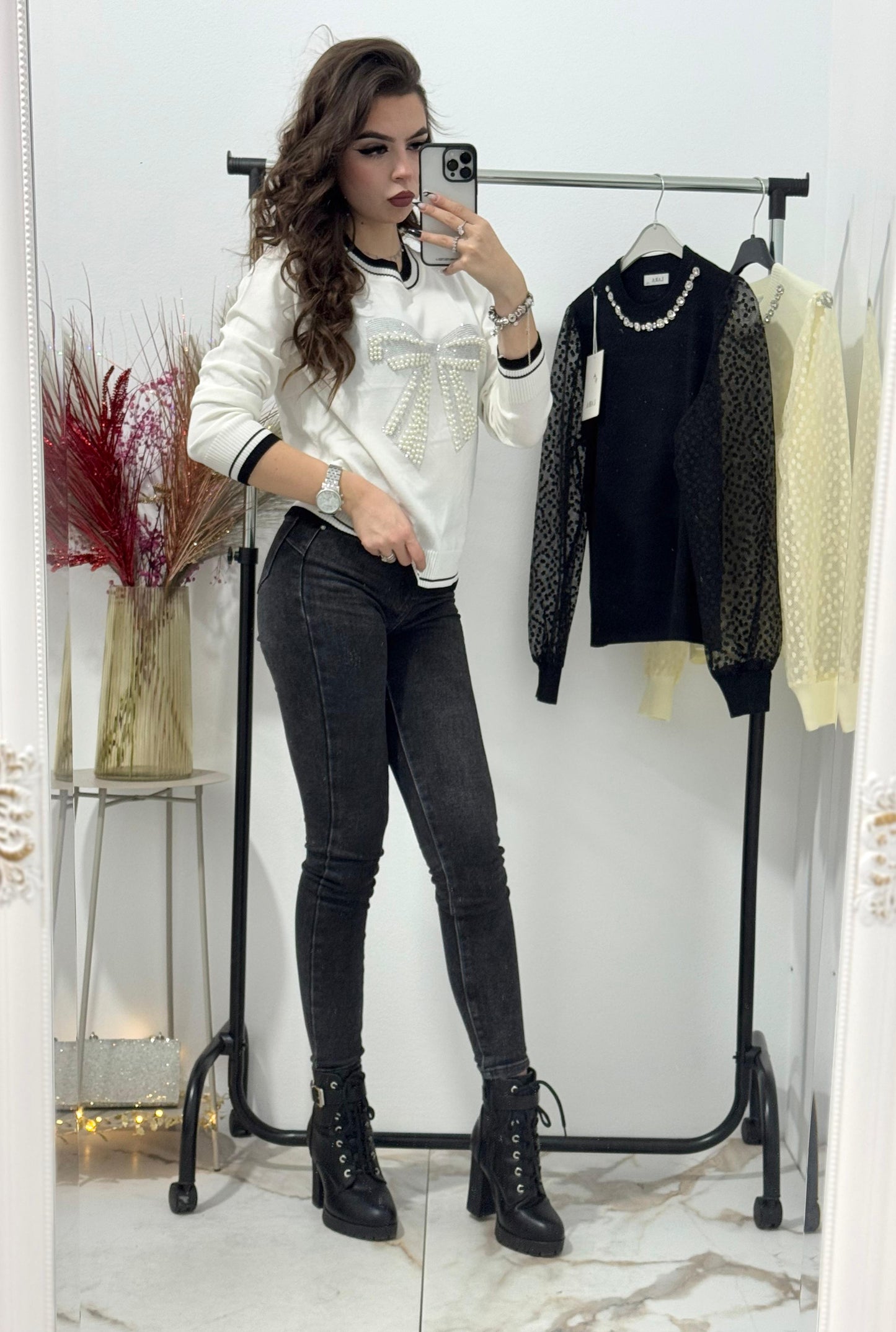 Bluza din tricot fin Sabrina