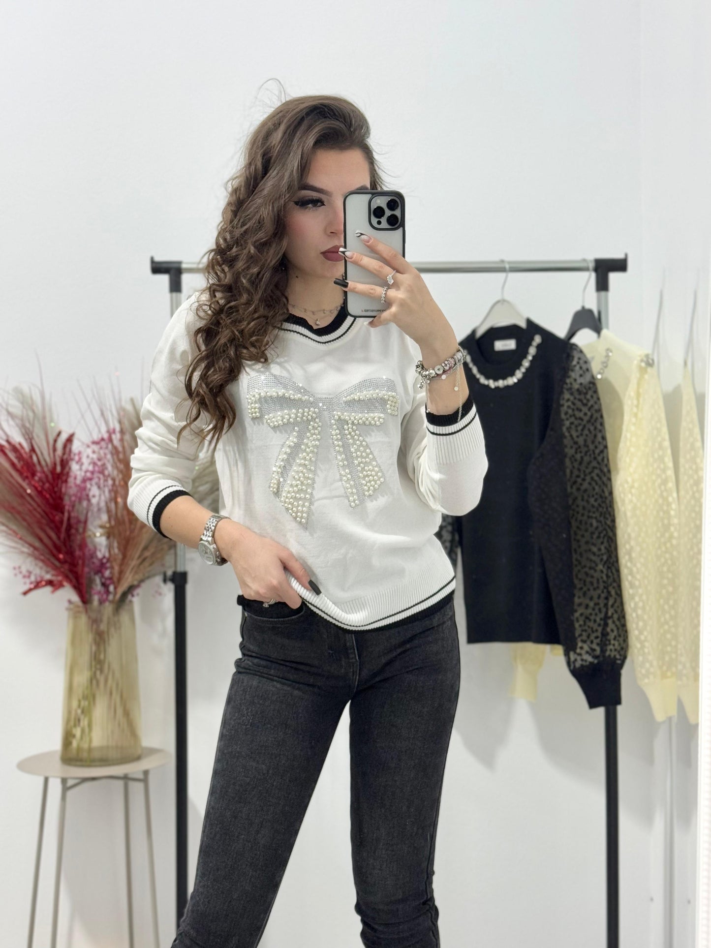 Bluza din tricot fin Sabrina