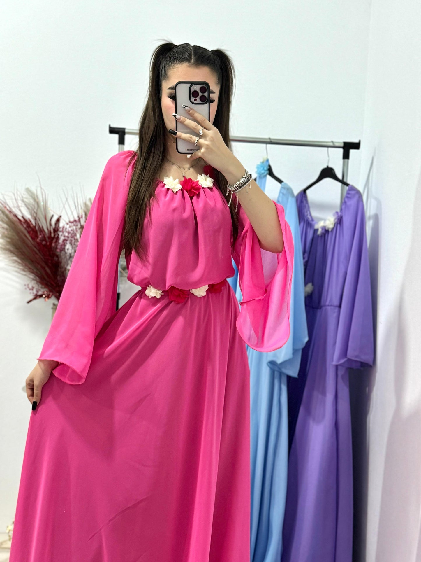 Rochie lunga eleganta din dantela Anabelle
