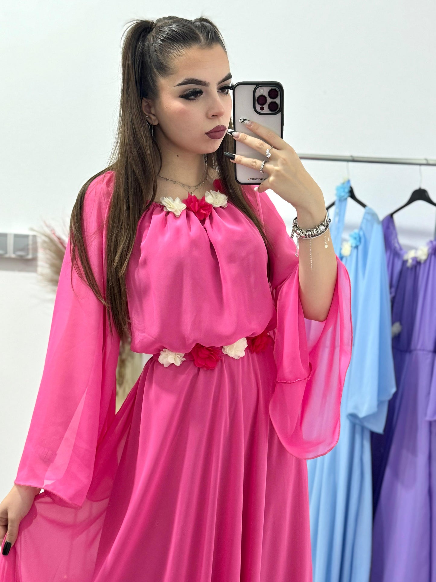 Rochie lunga eleganta din dantela Anabelle
