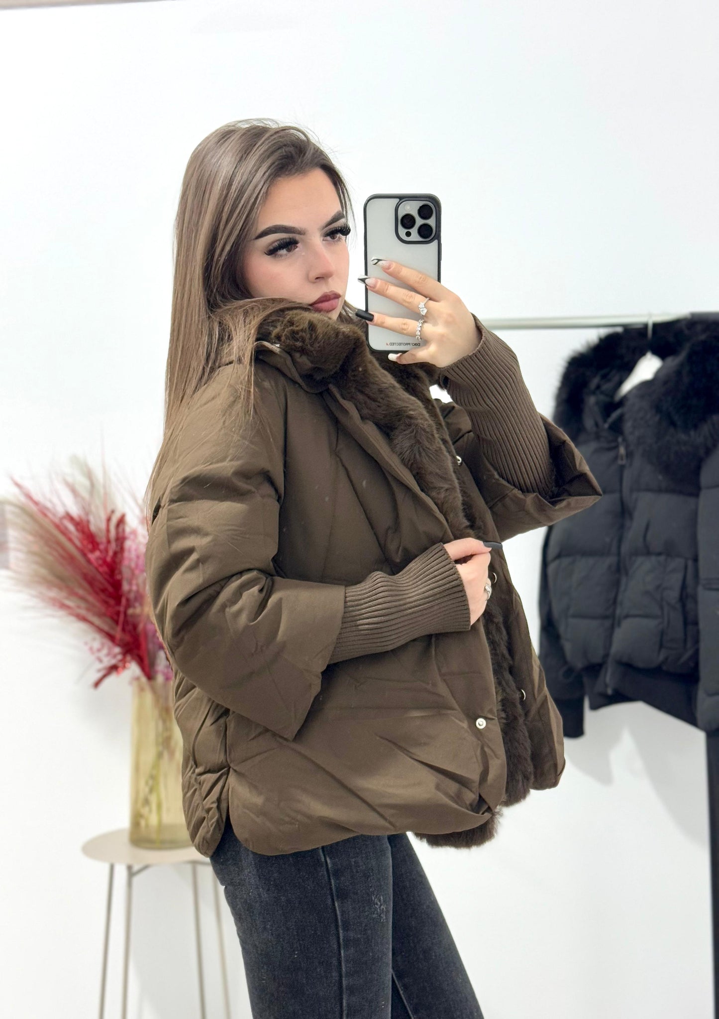 Geaca maro Isabella