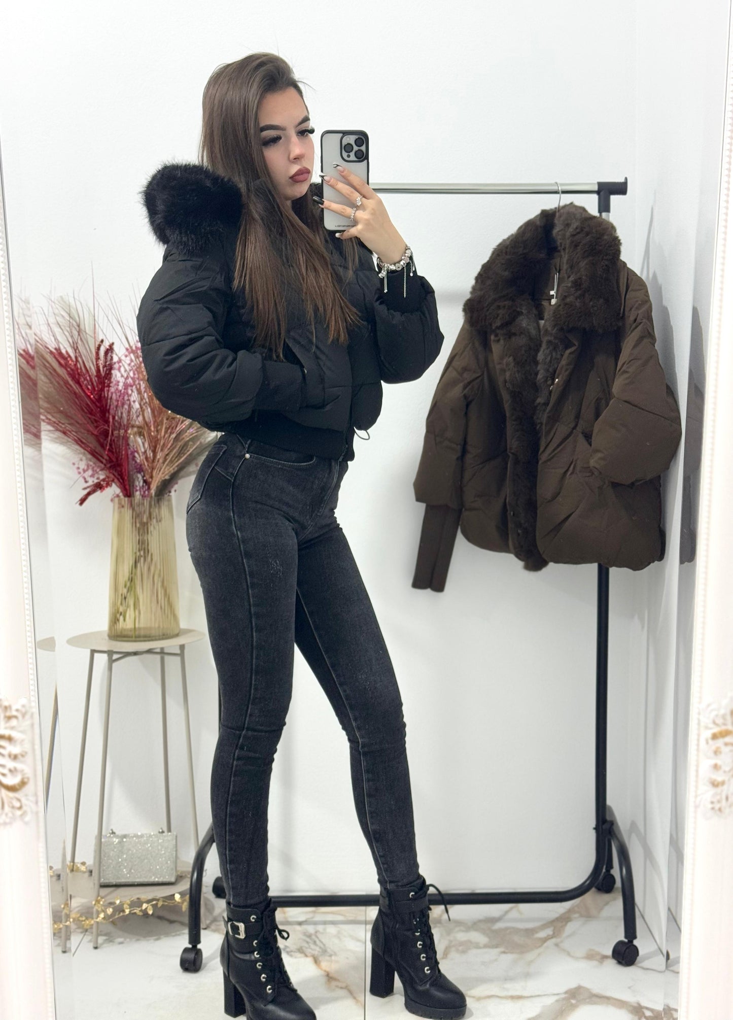Geaca neagra Fiona