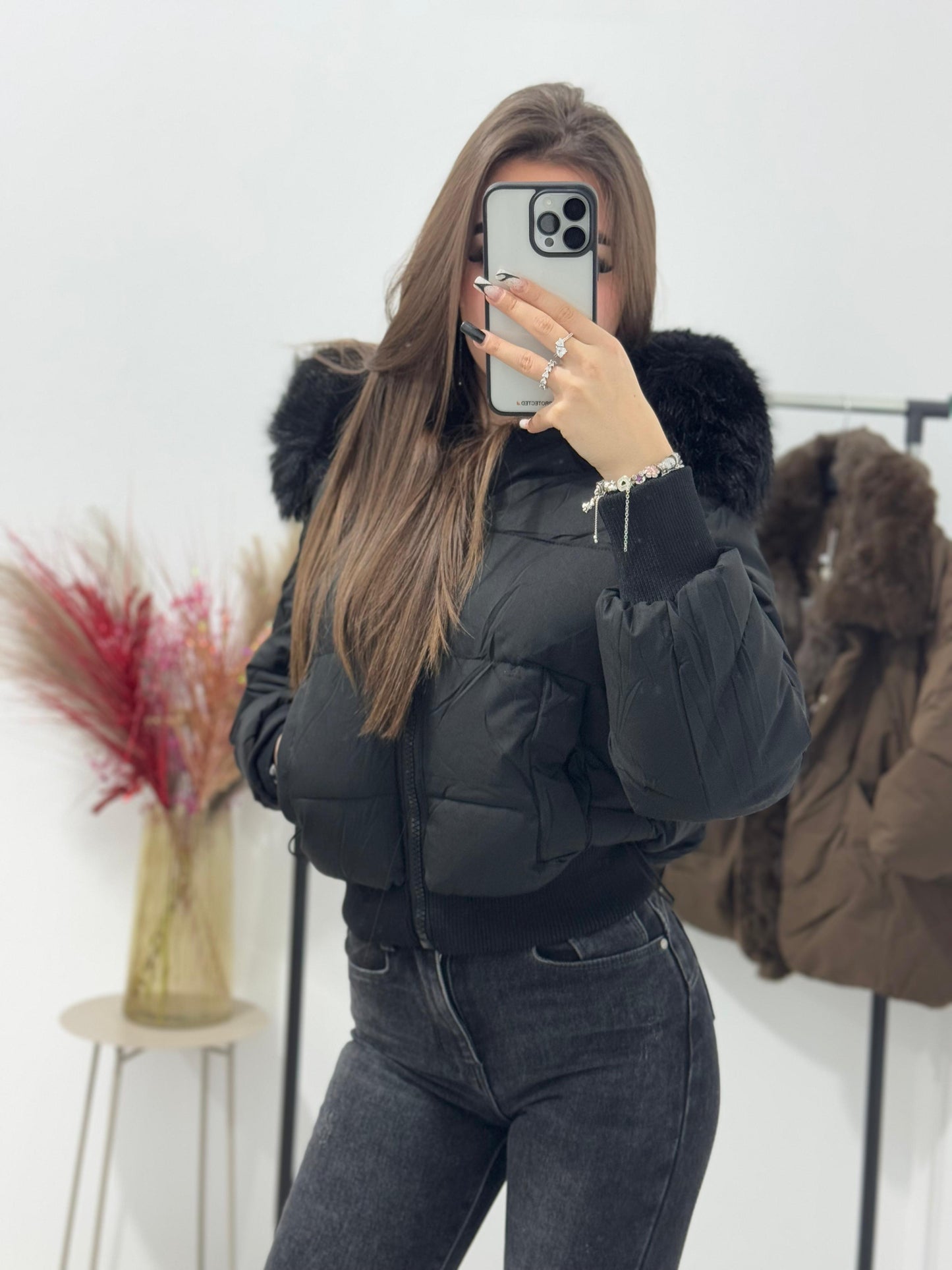 Geaca neagra Fiona