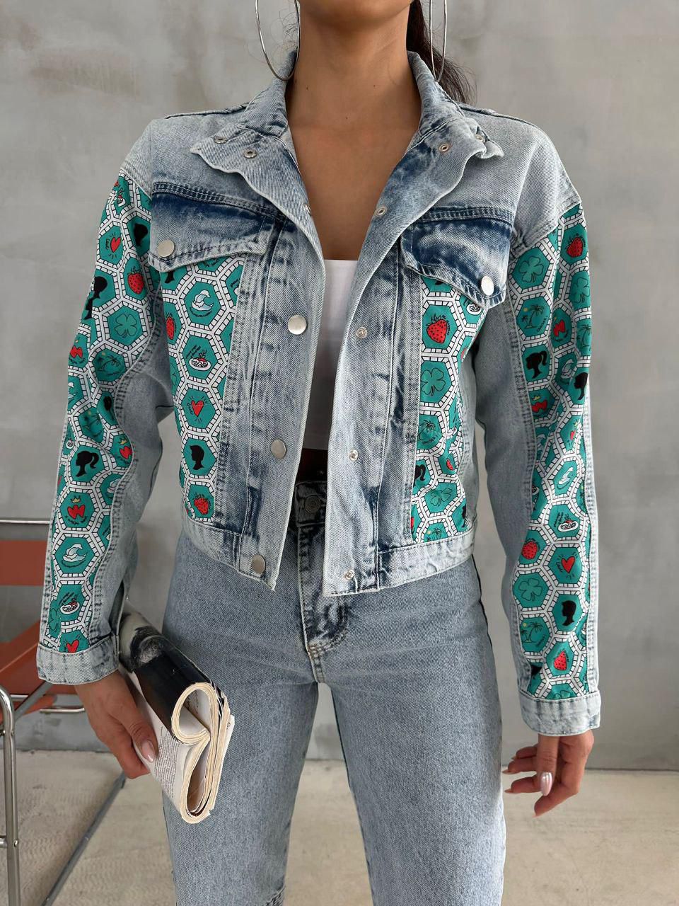 Geaca scurta din denim Rossa