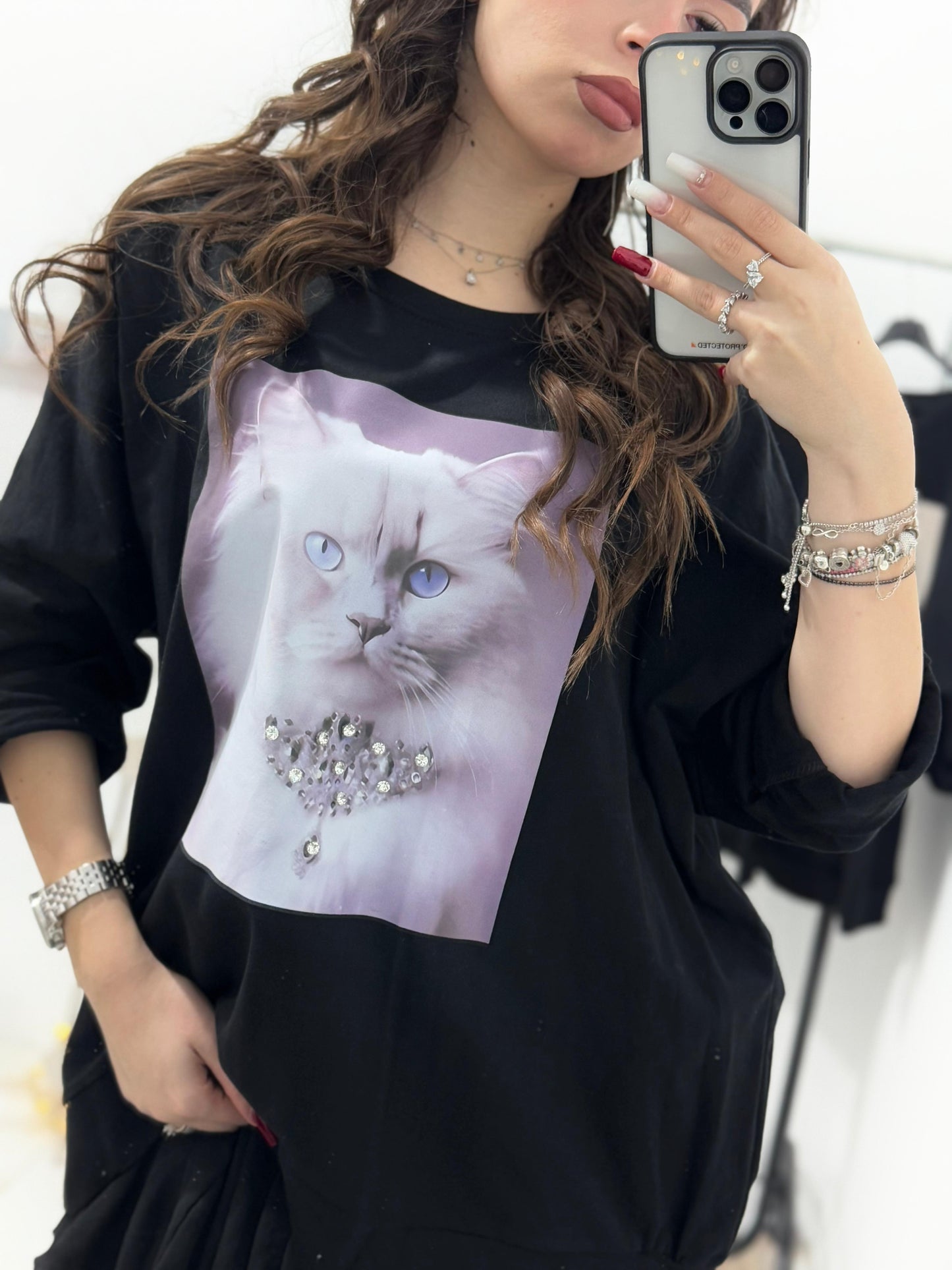 Bluza neagra Candy