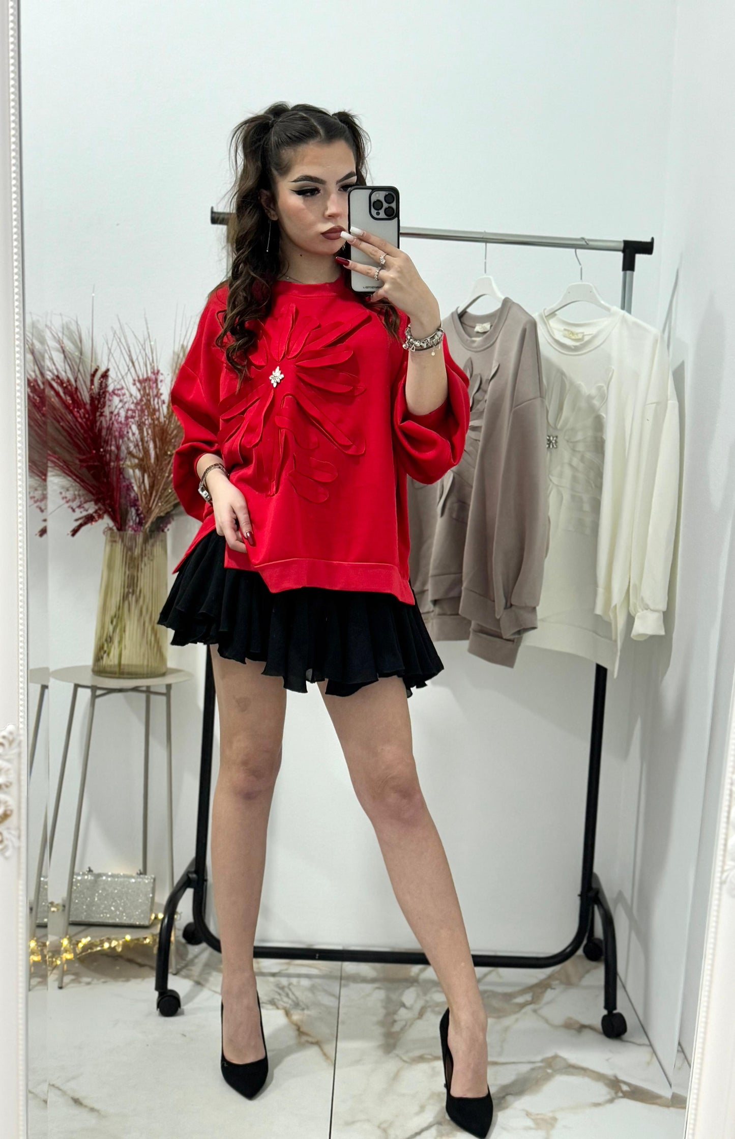 Bluza cu floare Anisia