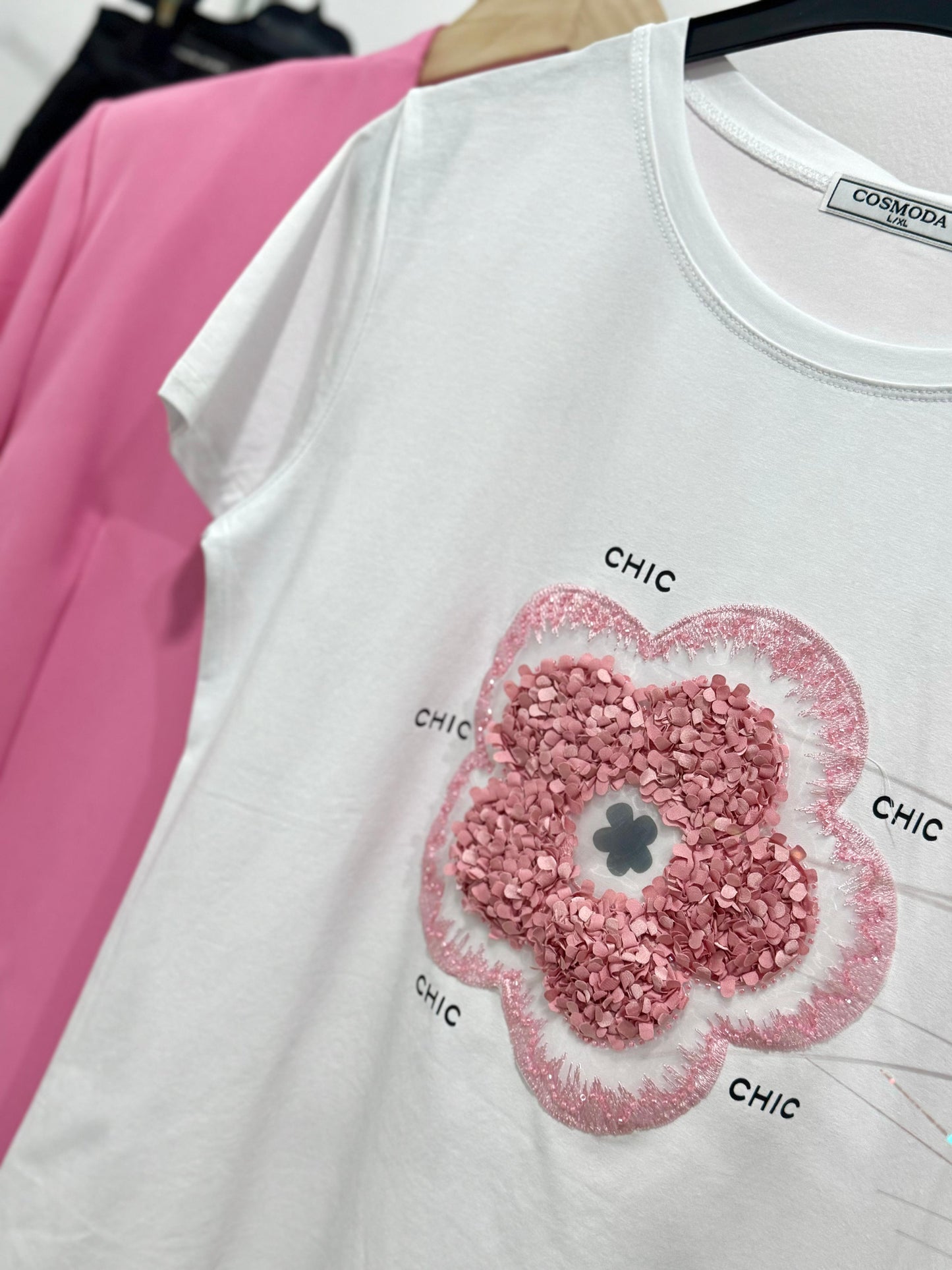 Tricou alb Chic