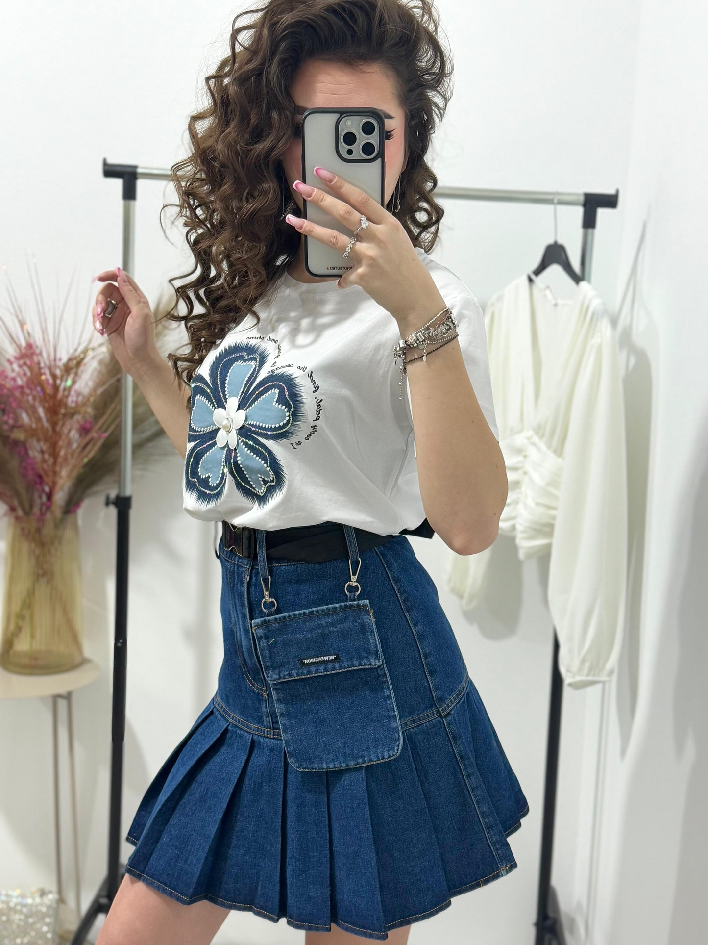 Fusta denim Tiffany