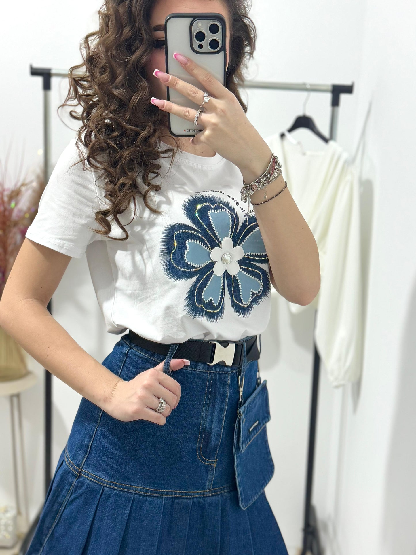 Fusta denim Tiffany