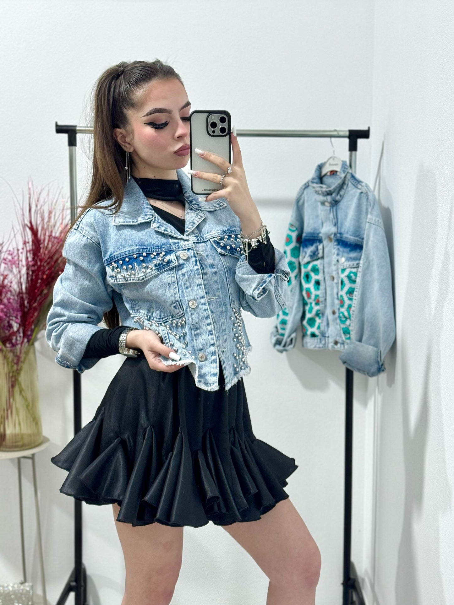 Geaca scurta din denim Monique