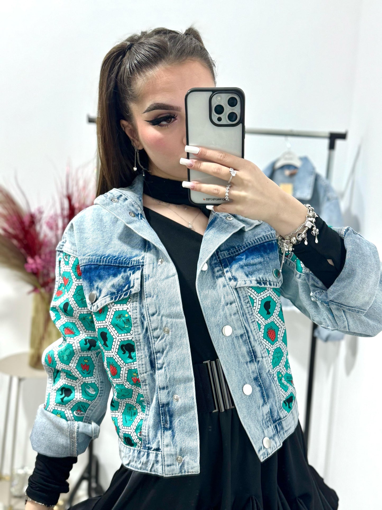 Geaca scurta din denim Rossa