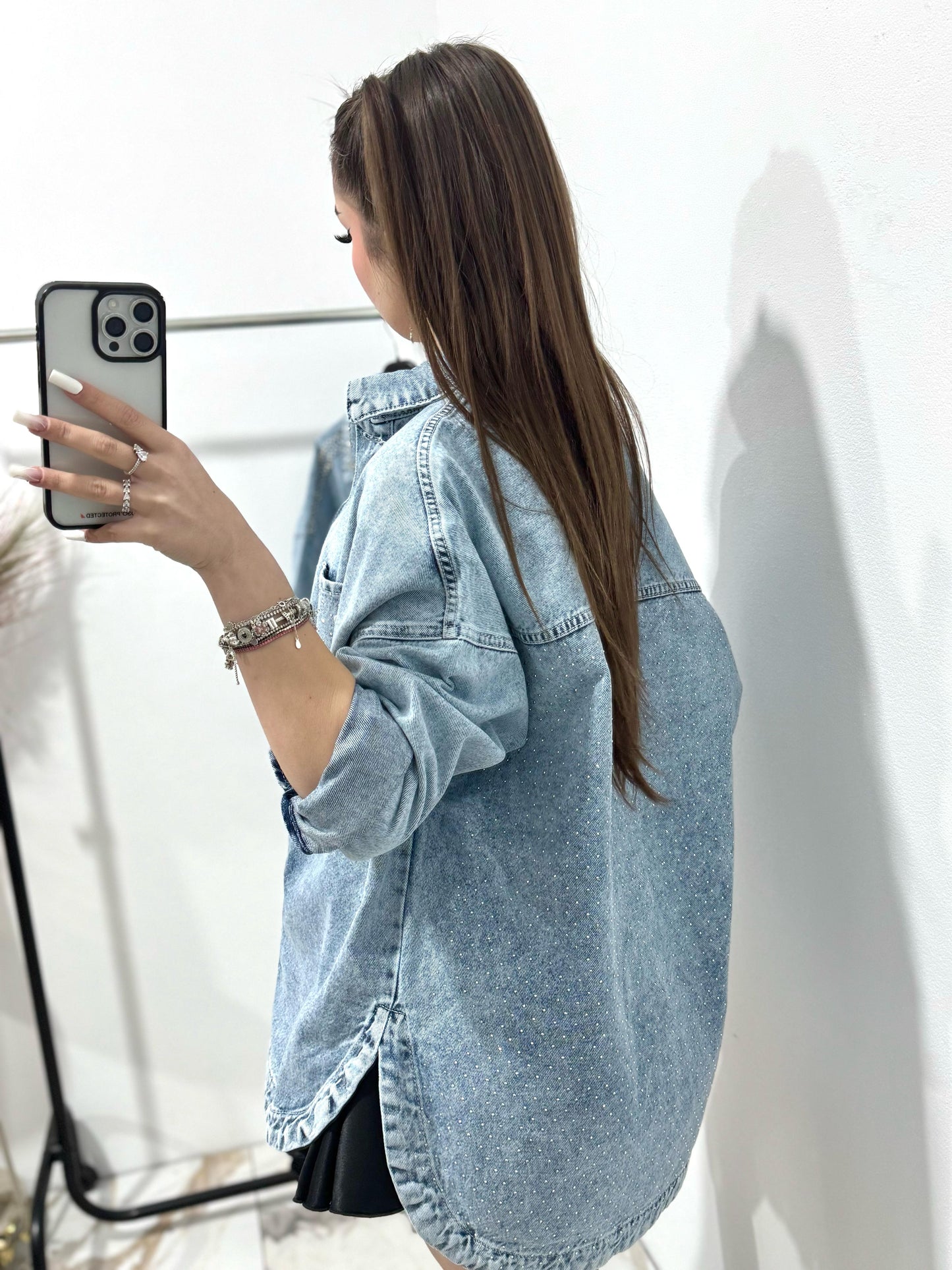 Geaca lunga denim Inna