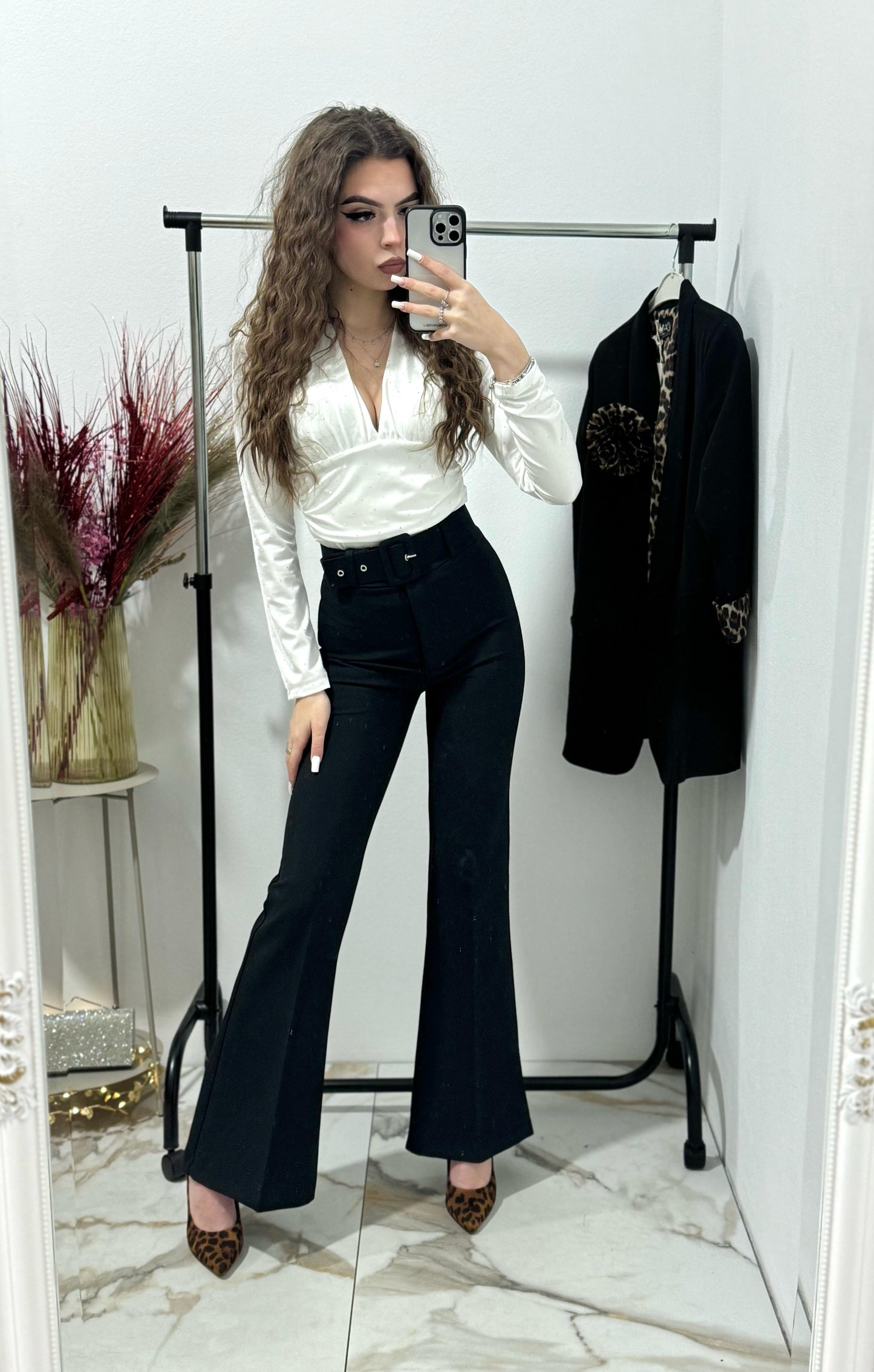 Pantalon evazat Karolline
