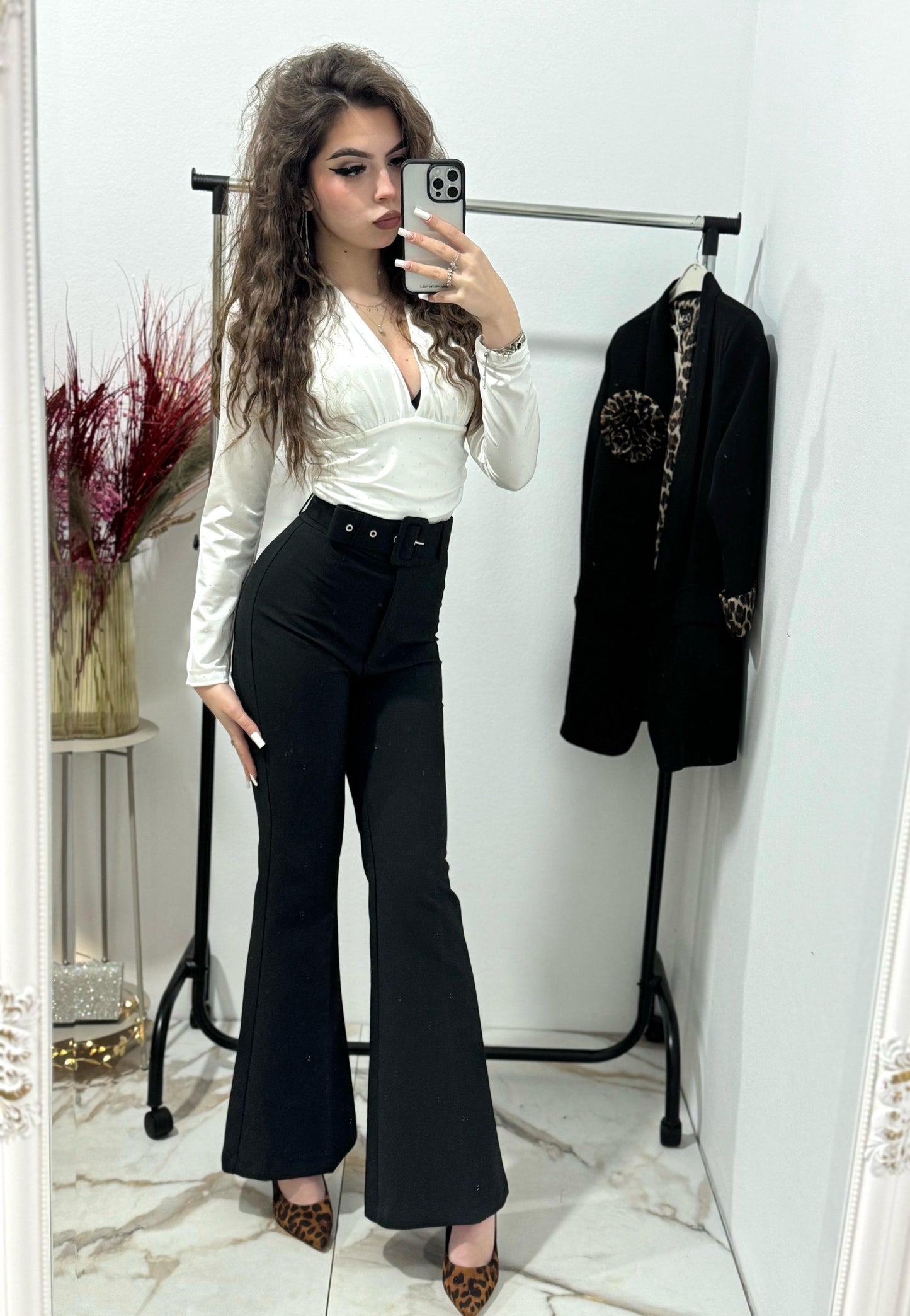 Pantalon evazat Karolline
