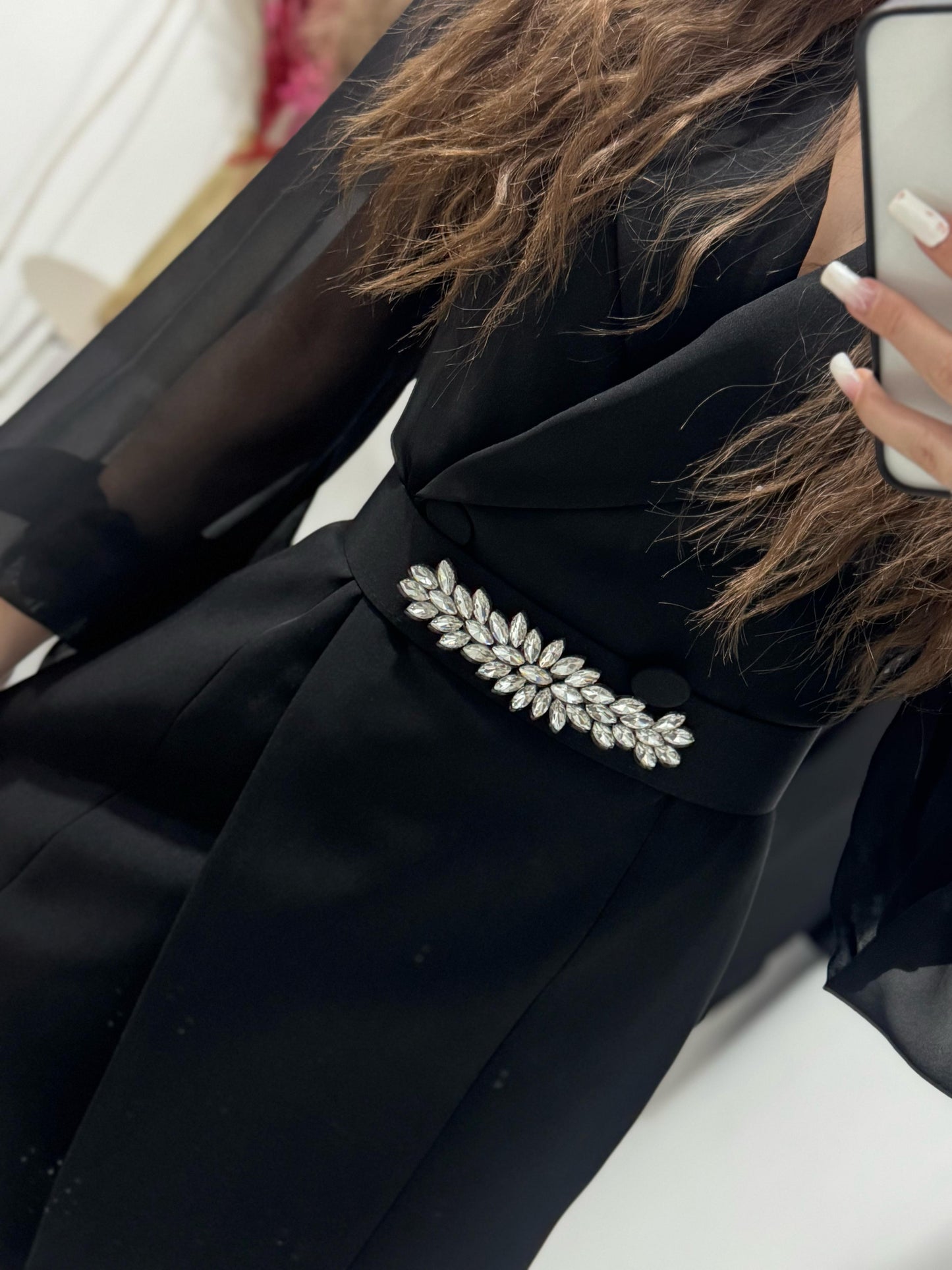 Rochie sacou neagra Bianca