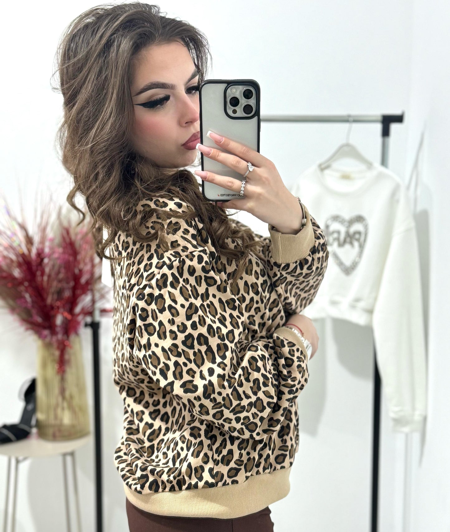 Bluza dama cu imprimeu pantera Tania