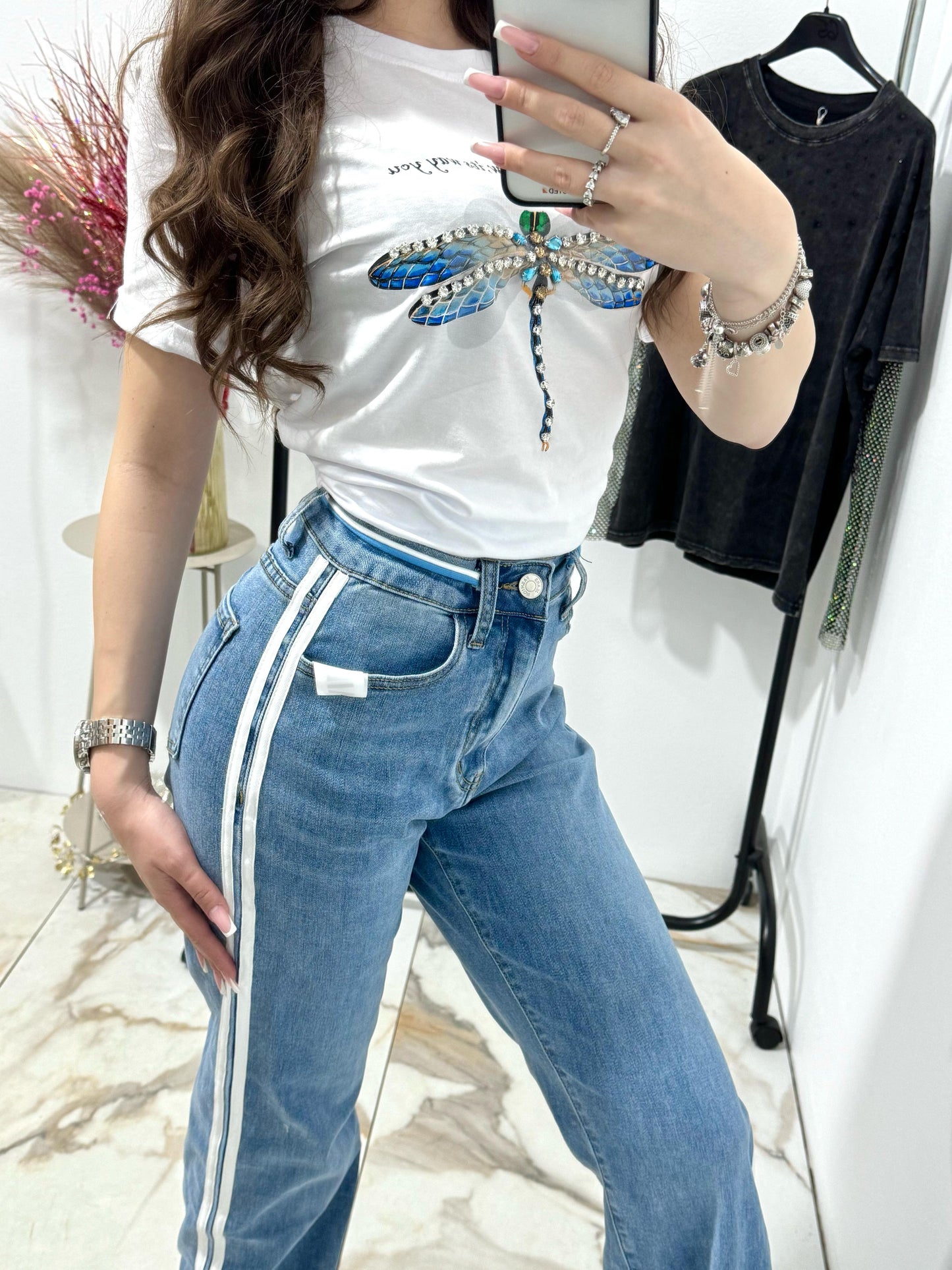 Tricou dama alb Lili