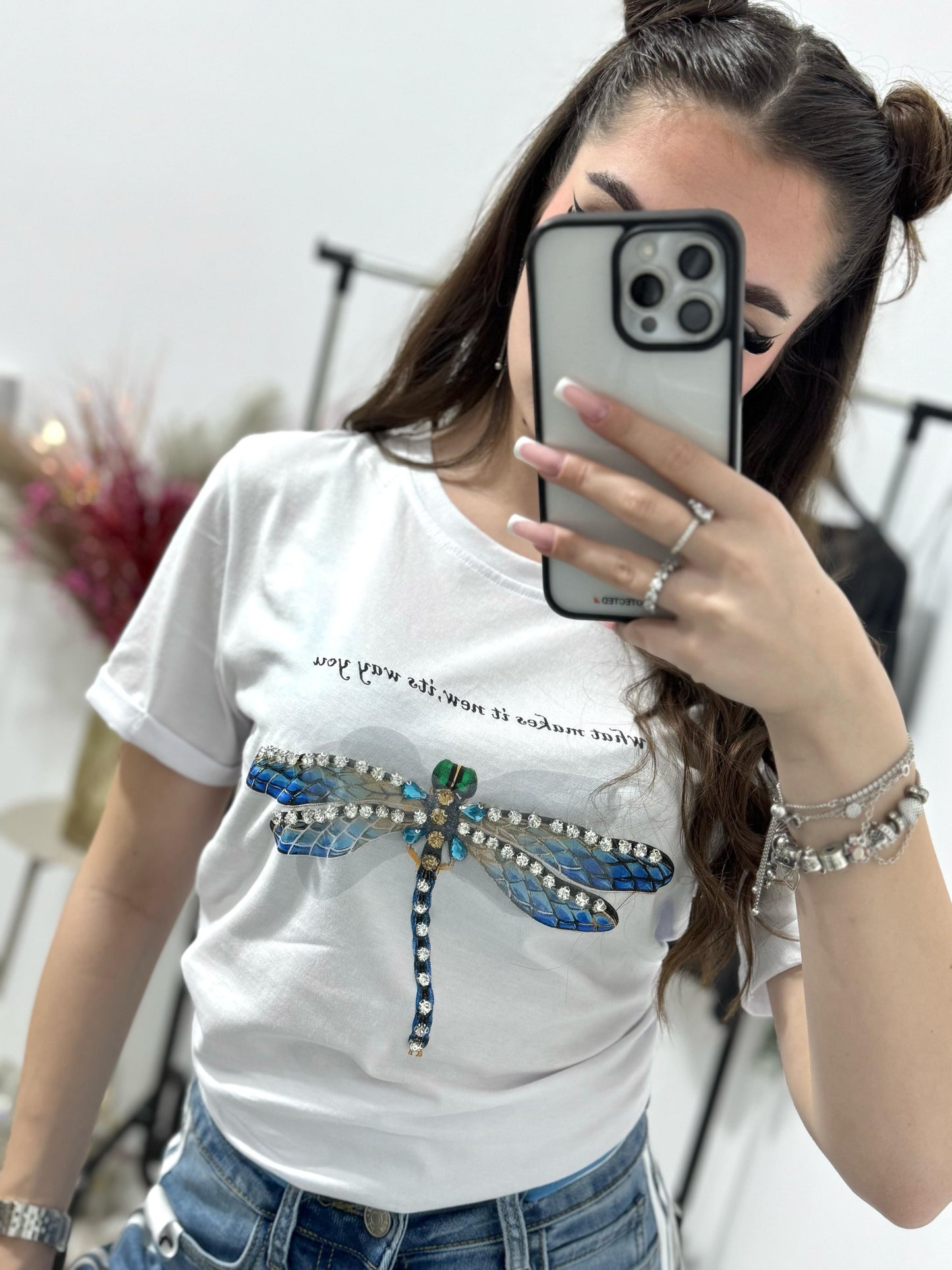 Tricou dama alb Lili