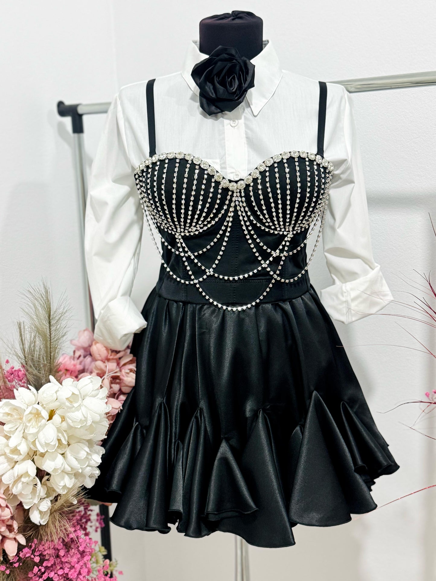 Top elegant cu cristale Sparkle