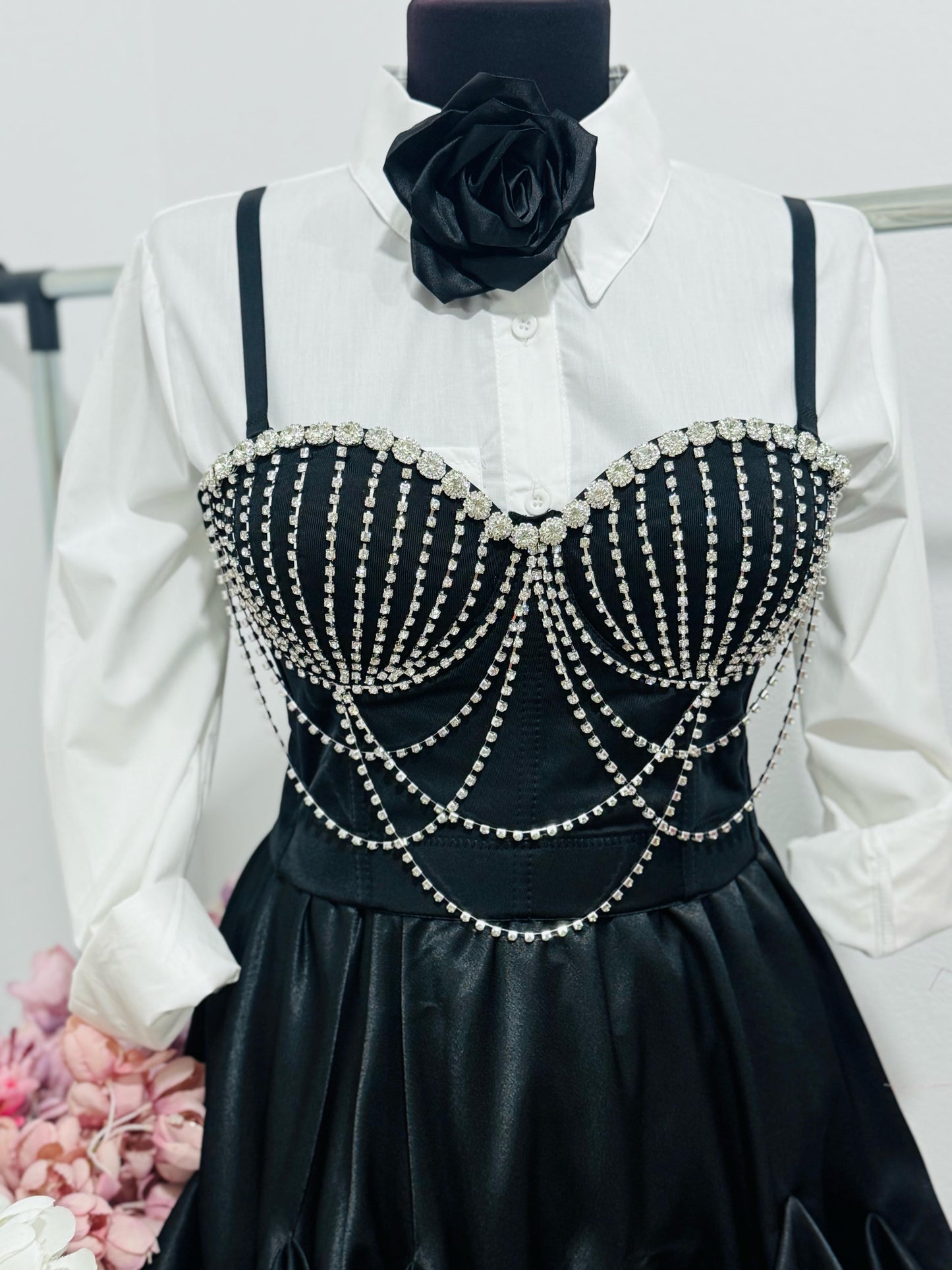 Top elegant cu cristale Sparkle