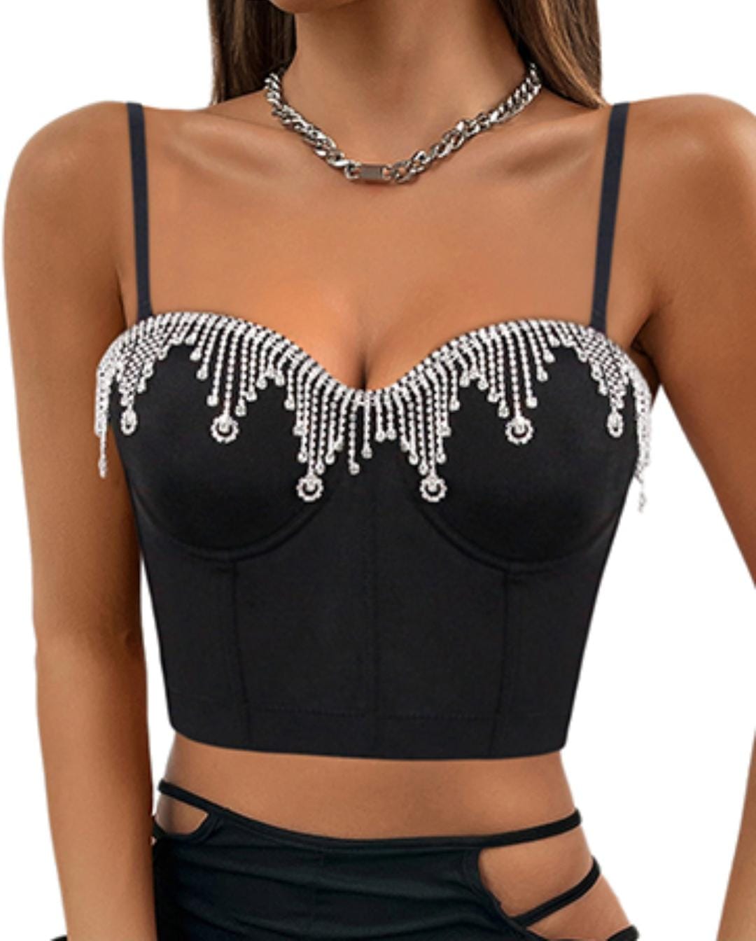 Corset negru Laurette