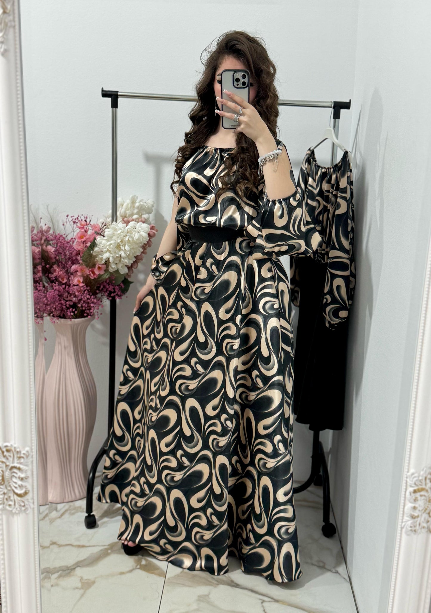Rochie din satin Karina