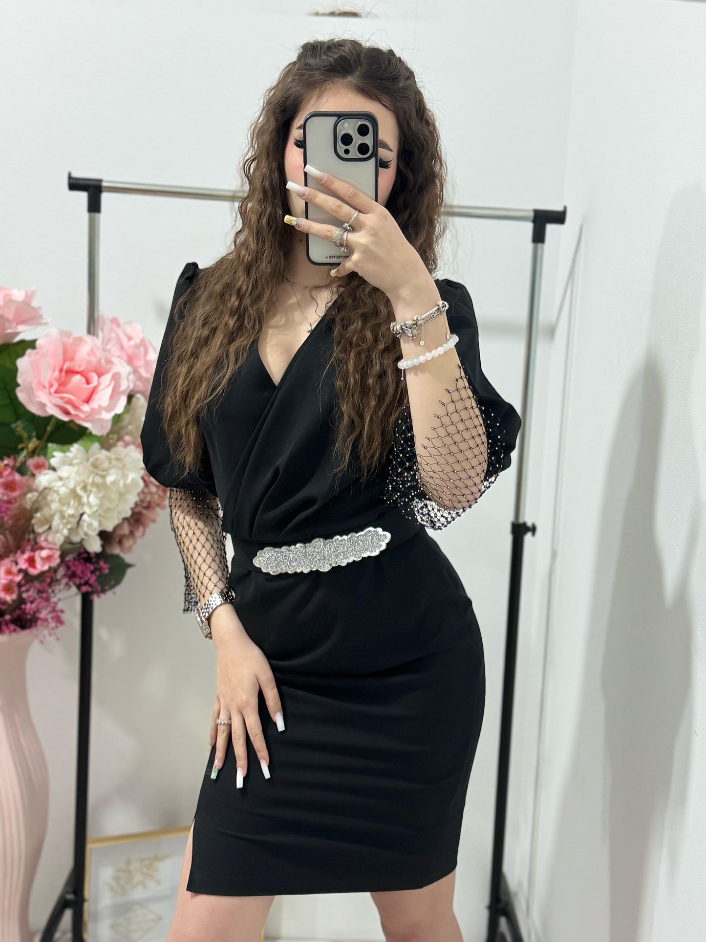 Rochie neagra eleganta Nicoleta