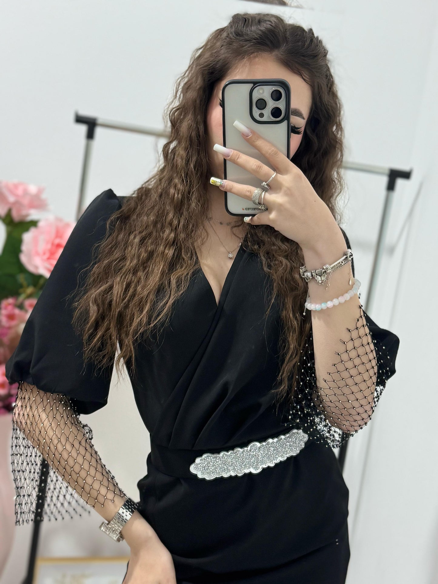 Rochie neagra eleganta Nicoleta