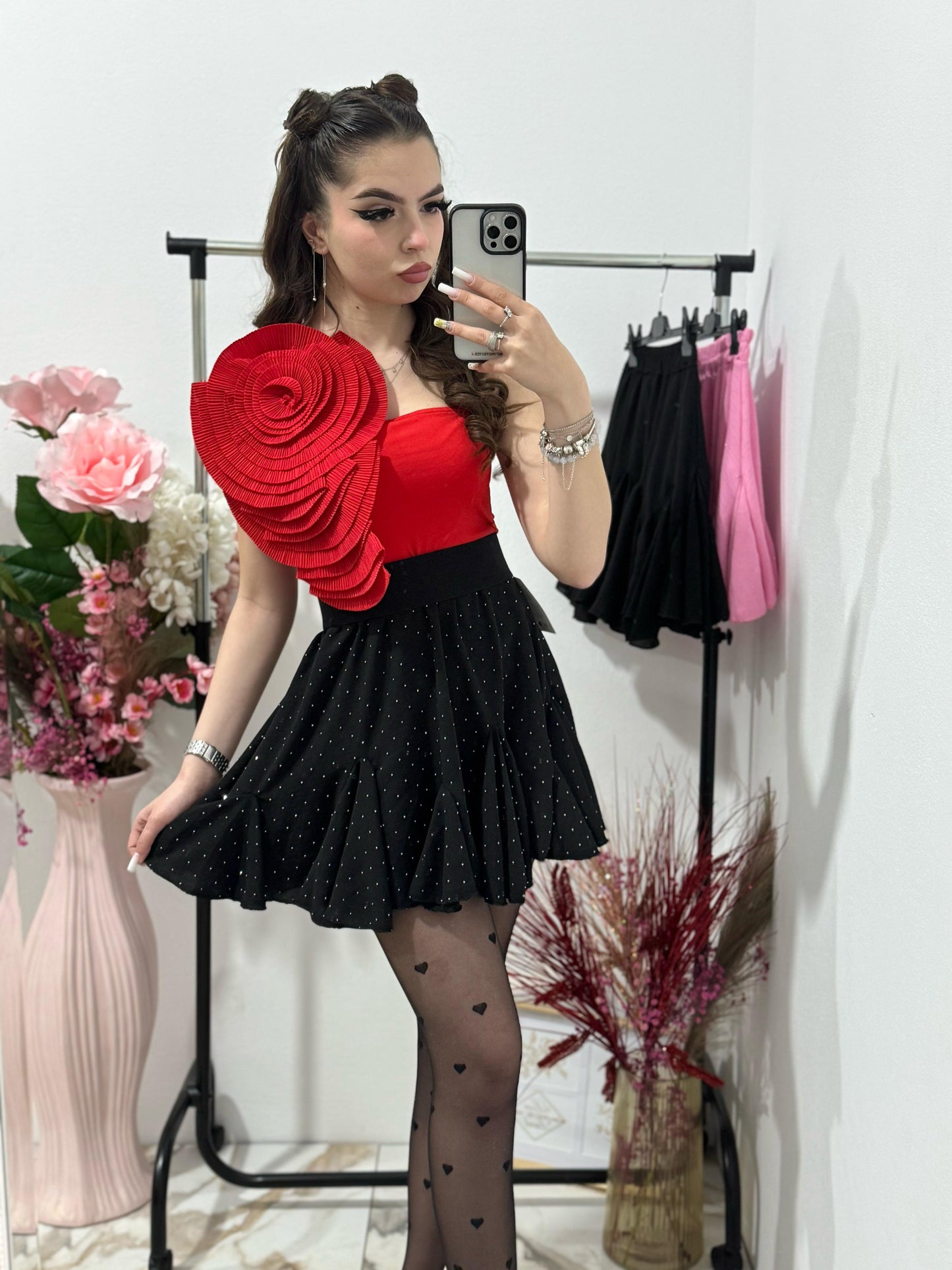 Body dama rosu Miruna