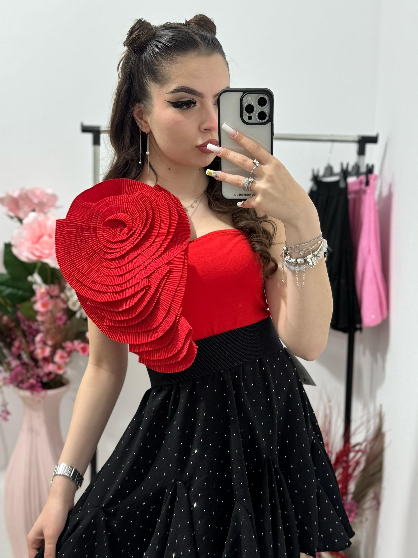 Body dama rosu Miruna