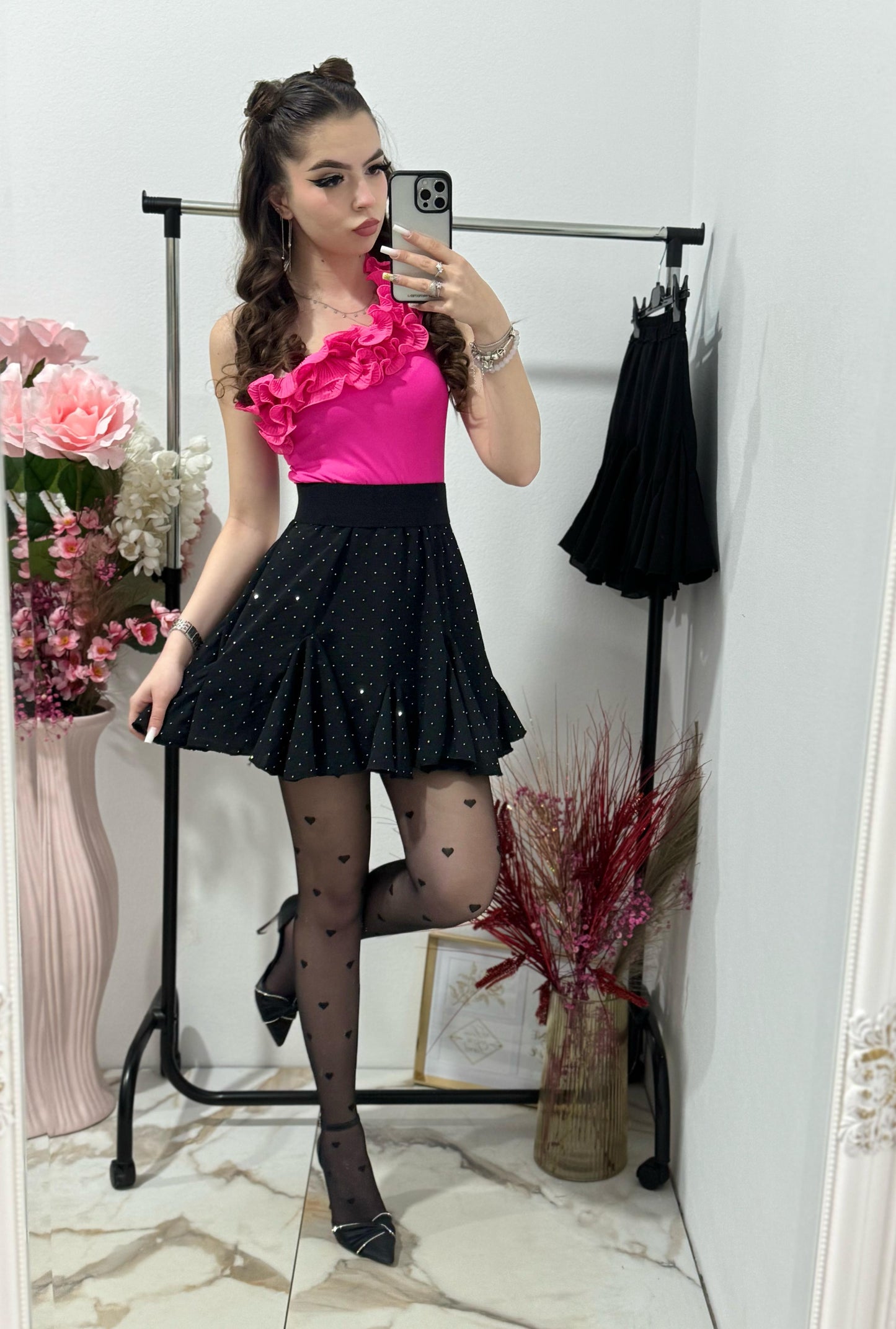 Body dama fucsia Clarisse