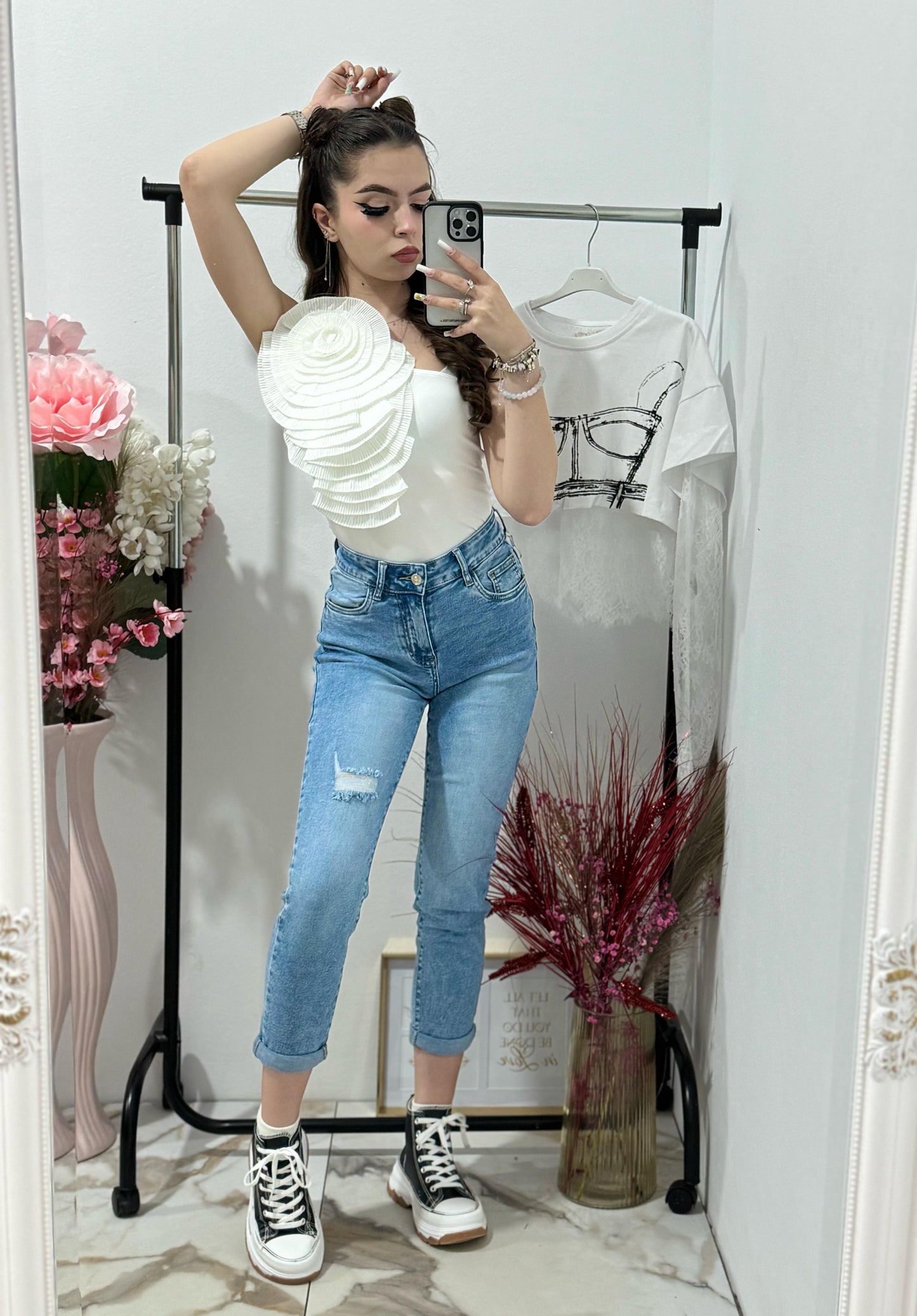 Blugi Mom Fit Corina