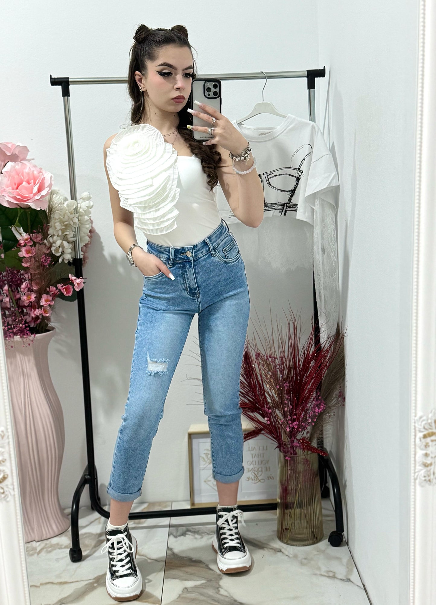 Blugi Mom Fit Corina