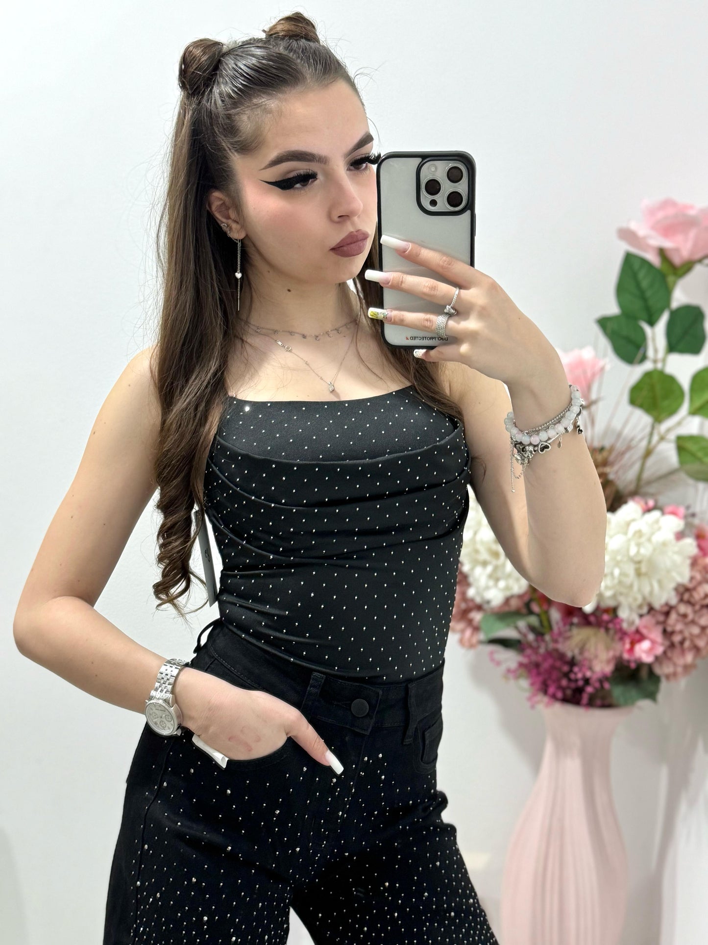 Body Alice cu cristale