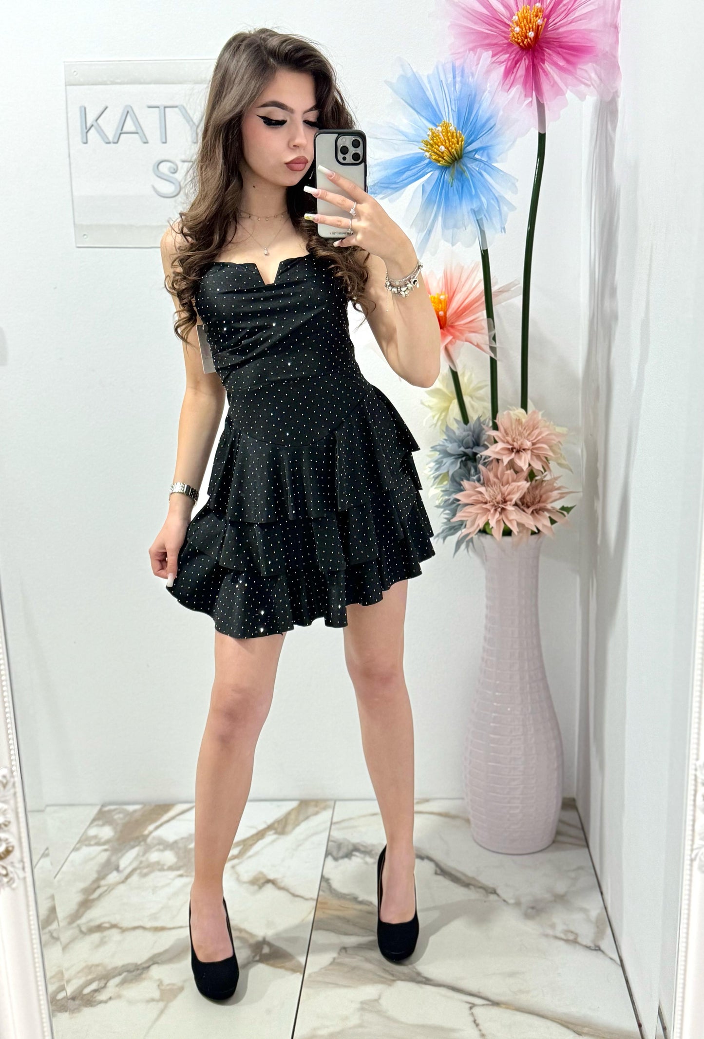 Rochie eleganta neagra Zonia
