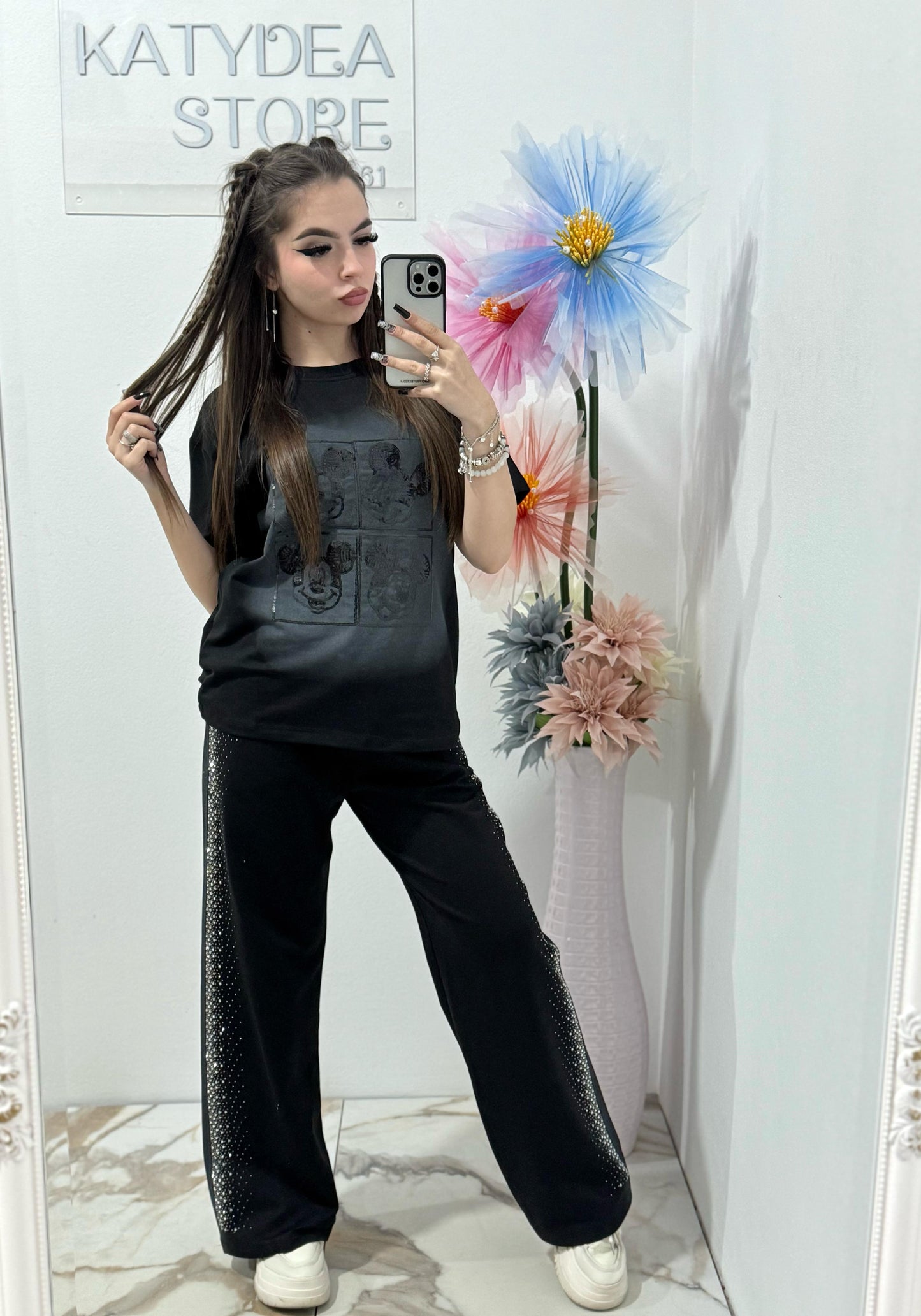 Tricou Mickey Black