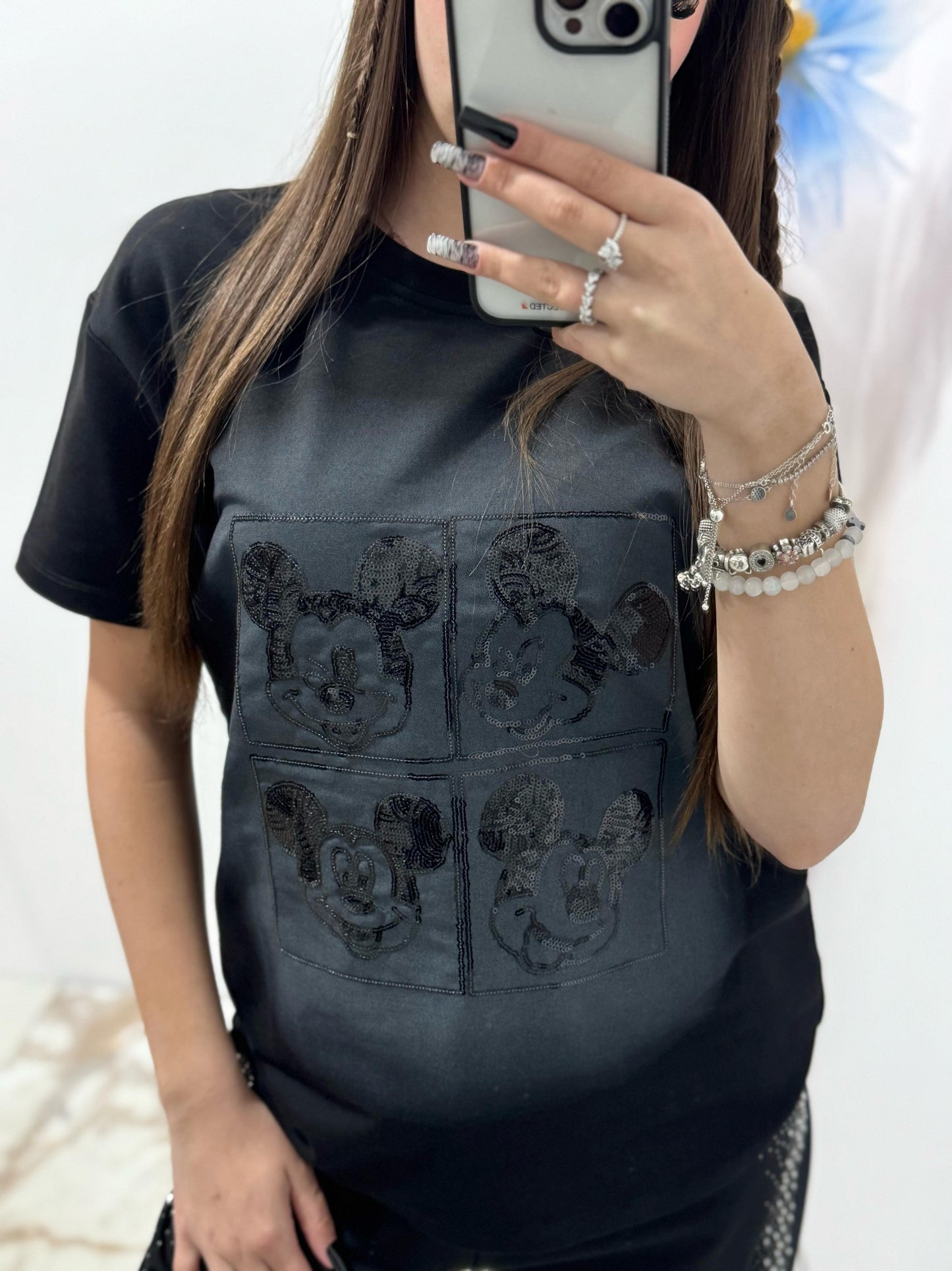 Tricou Mickey Black