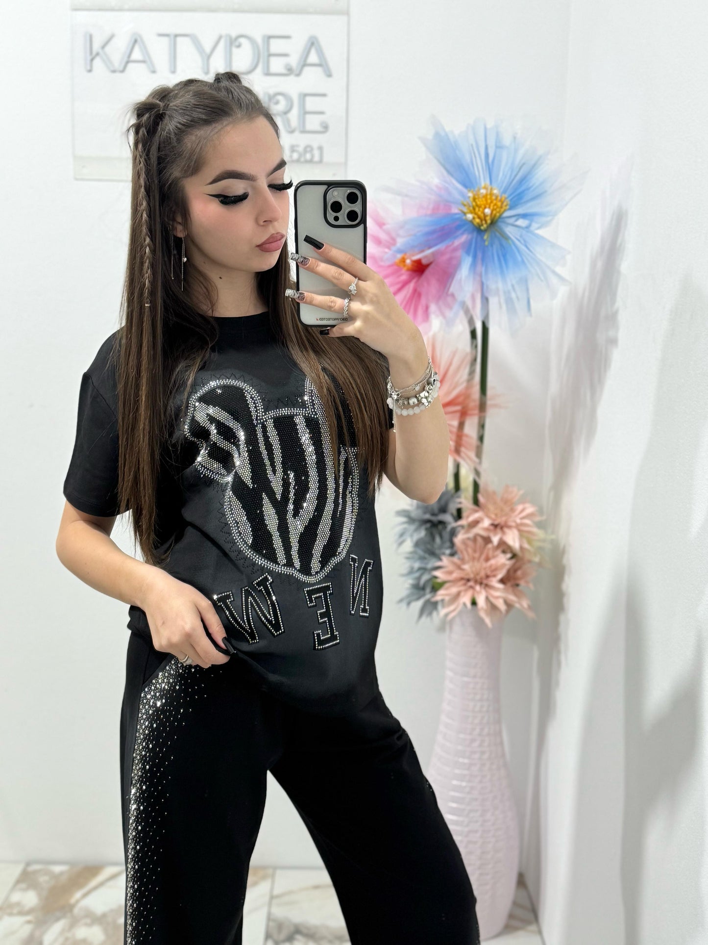 Tricou negru Mikey