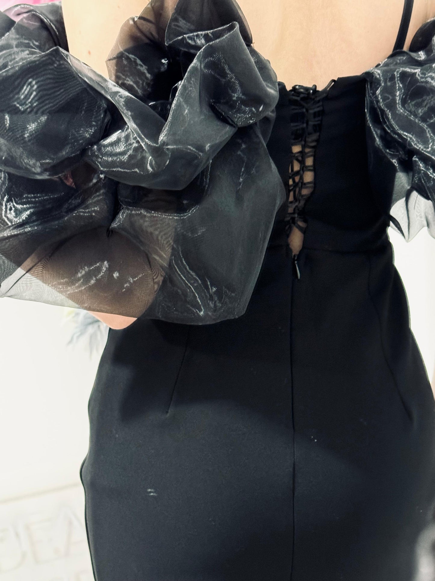 Rochie scurta neagra Clarisse