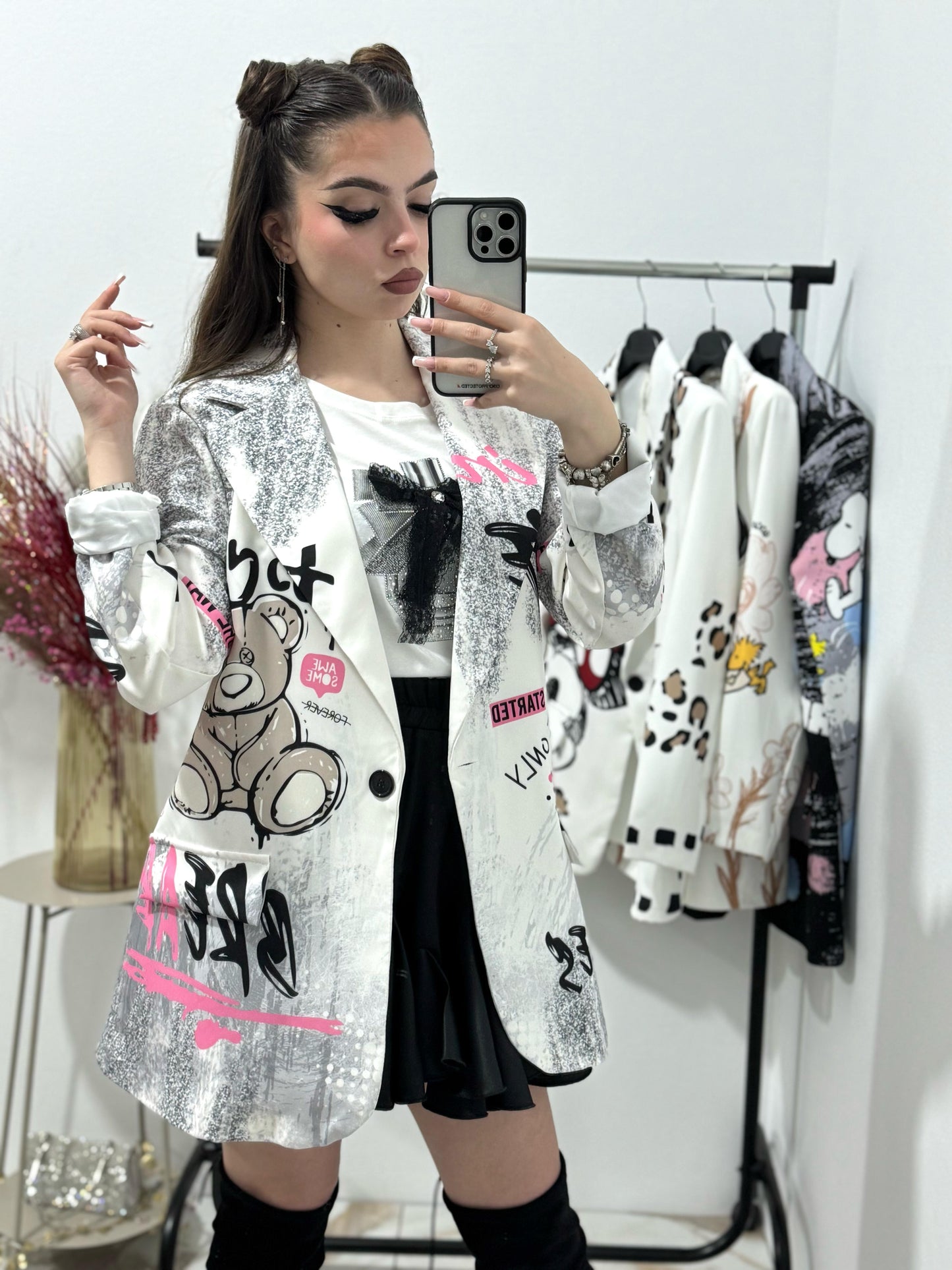 Sacou Pink Bear