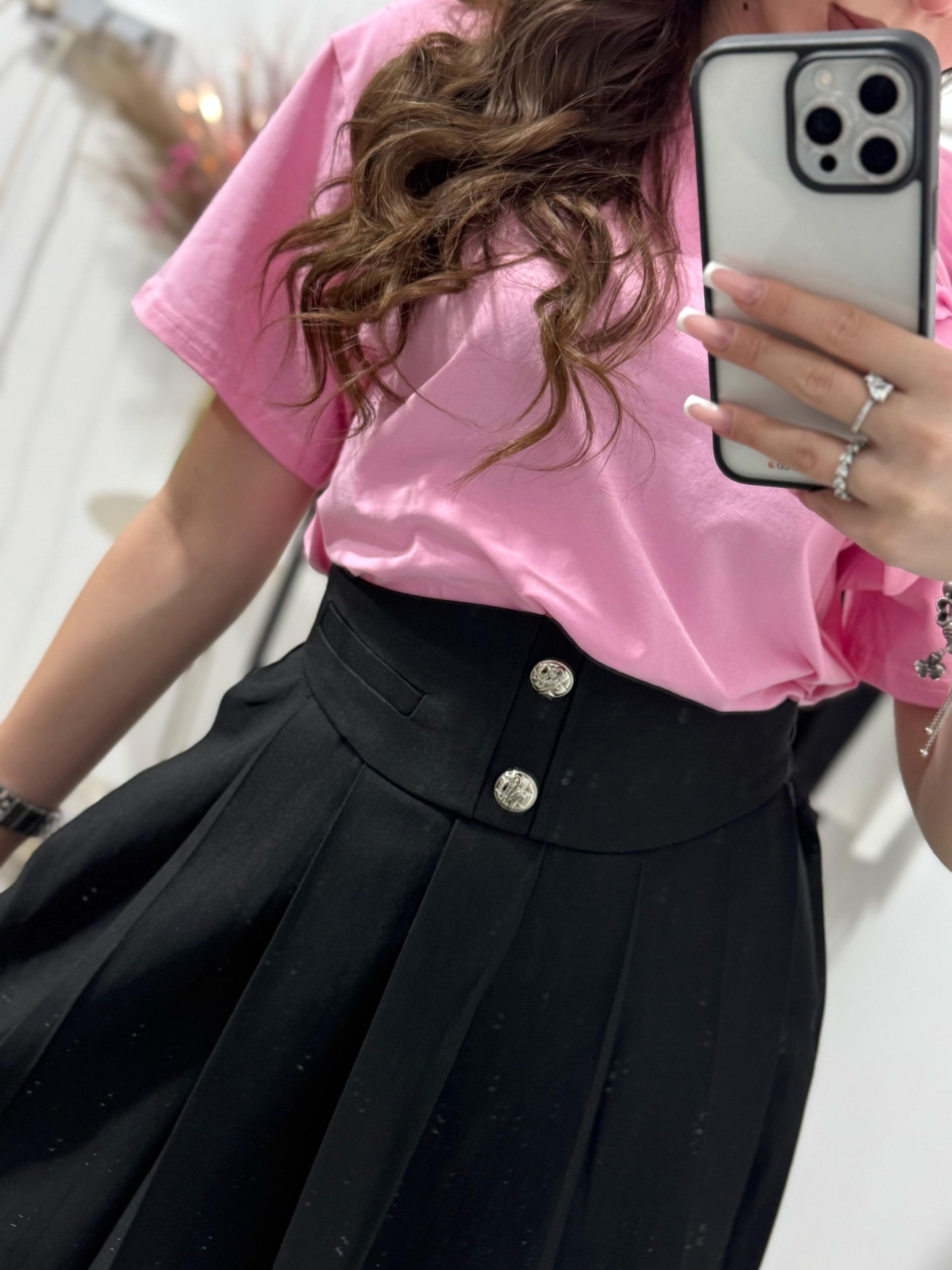 Fusta scurta neagra Adelinne