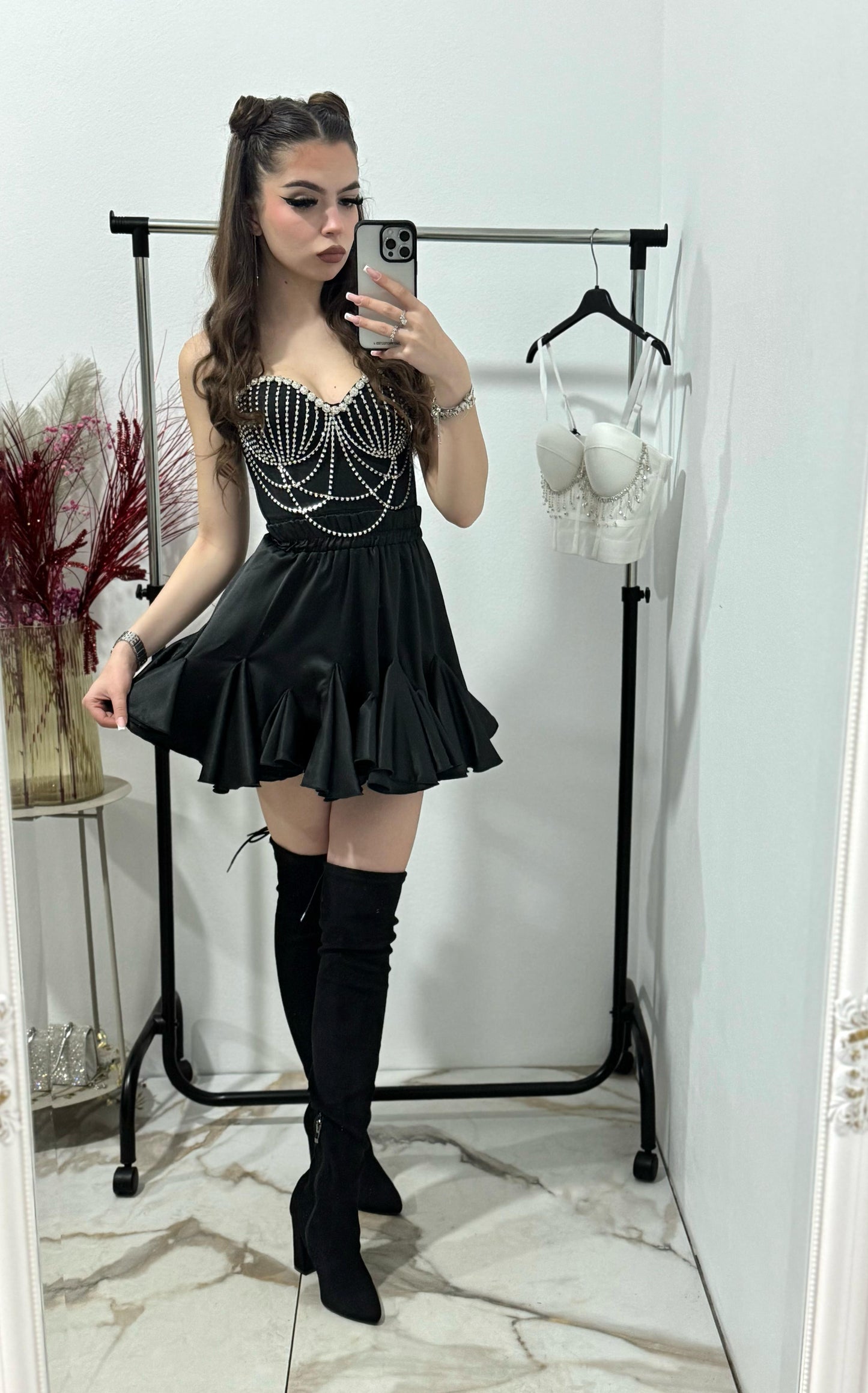 Top elegant cu cristale Sparkle