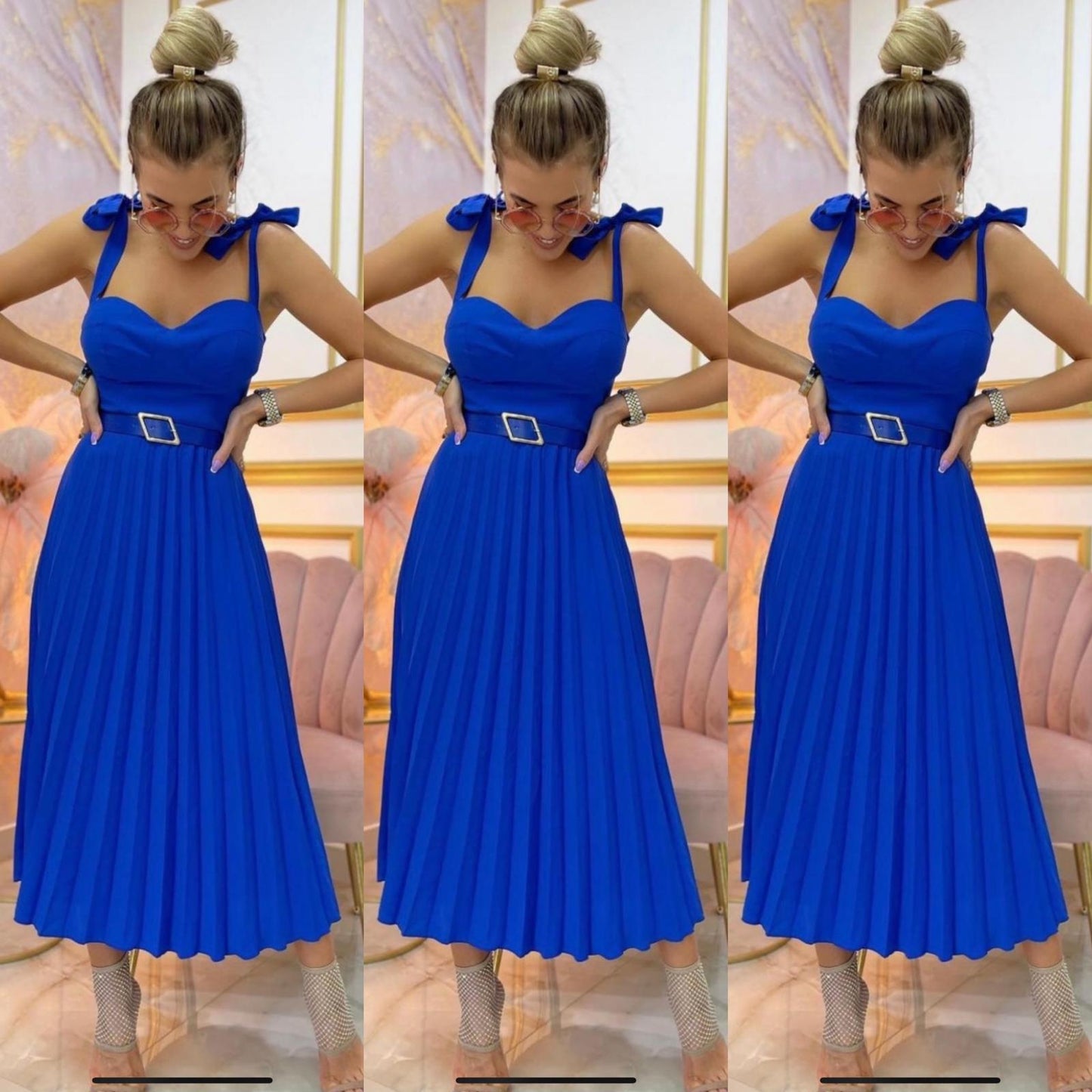 Rochie cu pliseu Sabrina