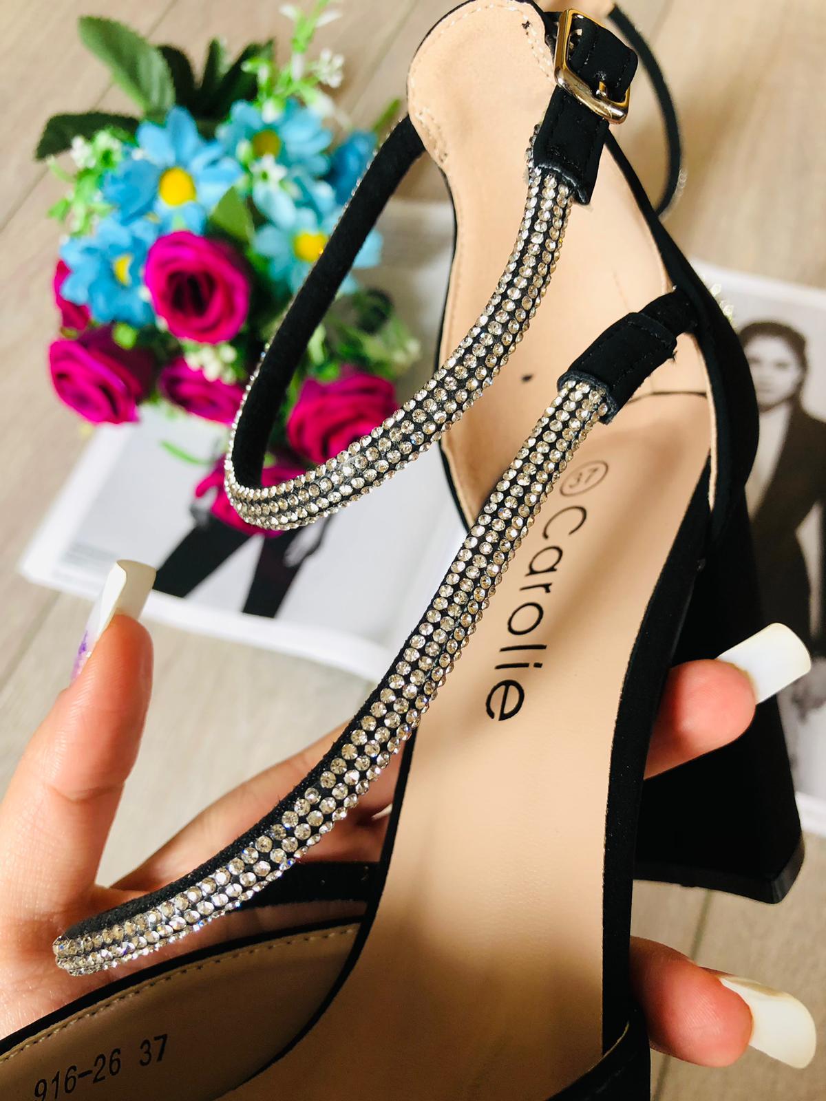 Pantofi Caroline cu bareta