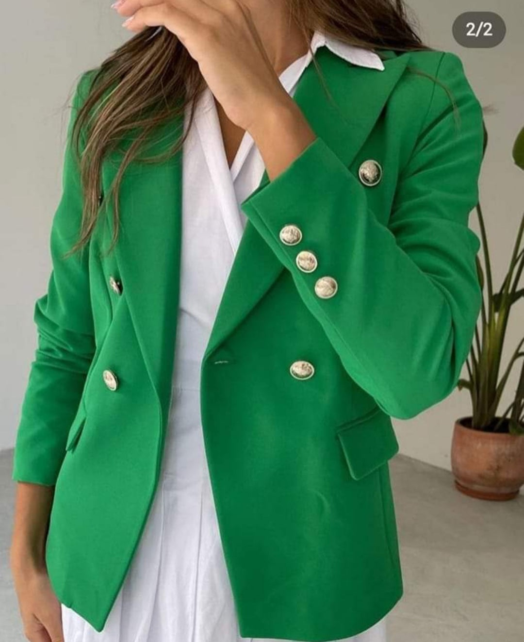 Sacou verde Anna